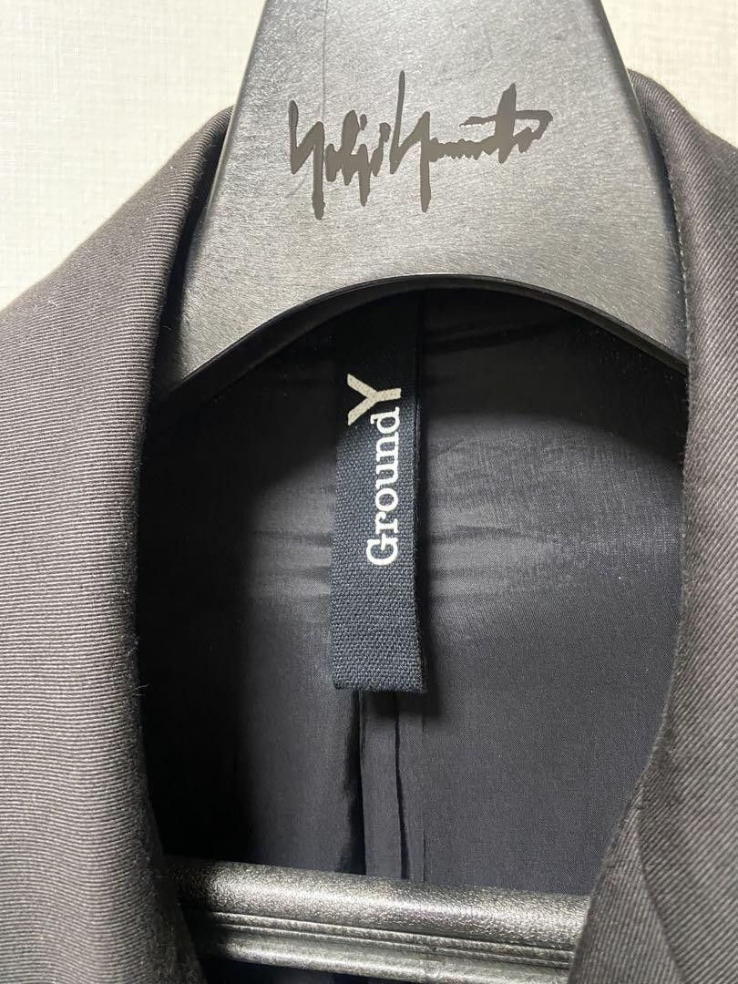 Yohji Yamamoto Yohji Yamamoto pour homme Rayon twill Curved sleeves P coat Size US L / EU 52-54 / 3 - 3 Thumbnail