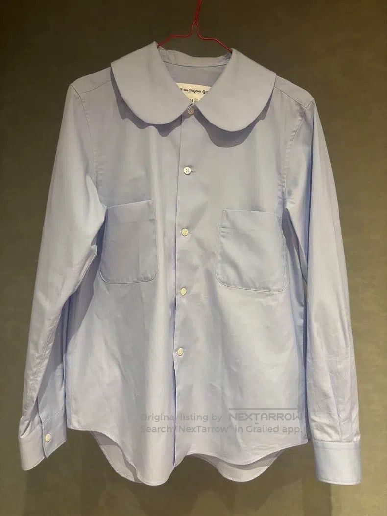 Comme Des Garcons L blue shirt women's size m classic ro