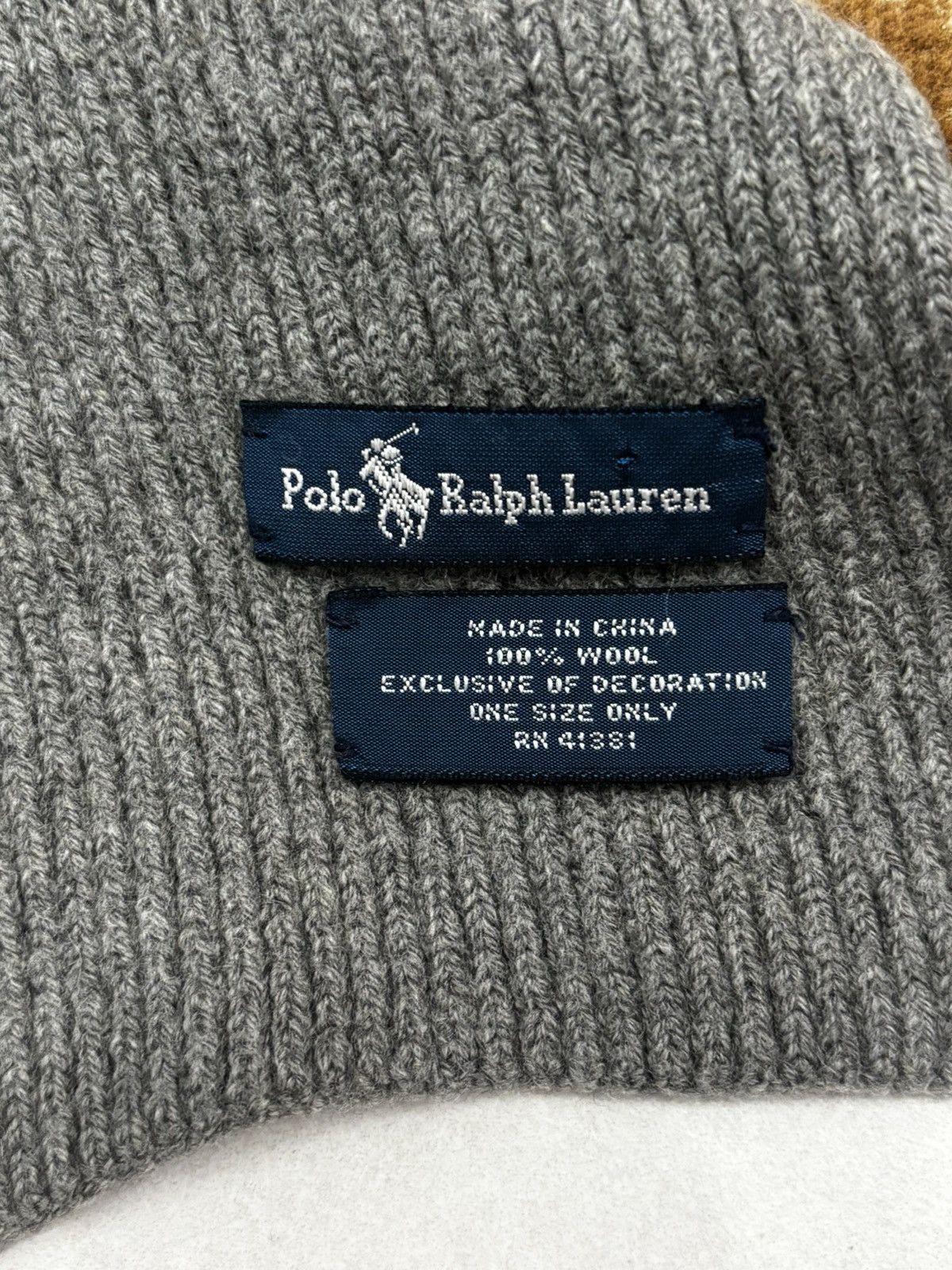 Polo Ralph Lauren Vintage Polo Ralph Lauren Wool Scarf Size ONE SIZE - 6 Thumbnail