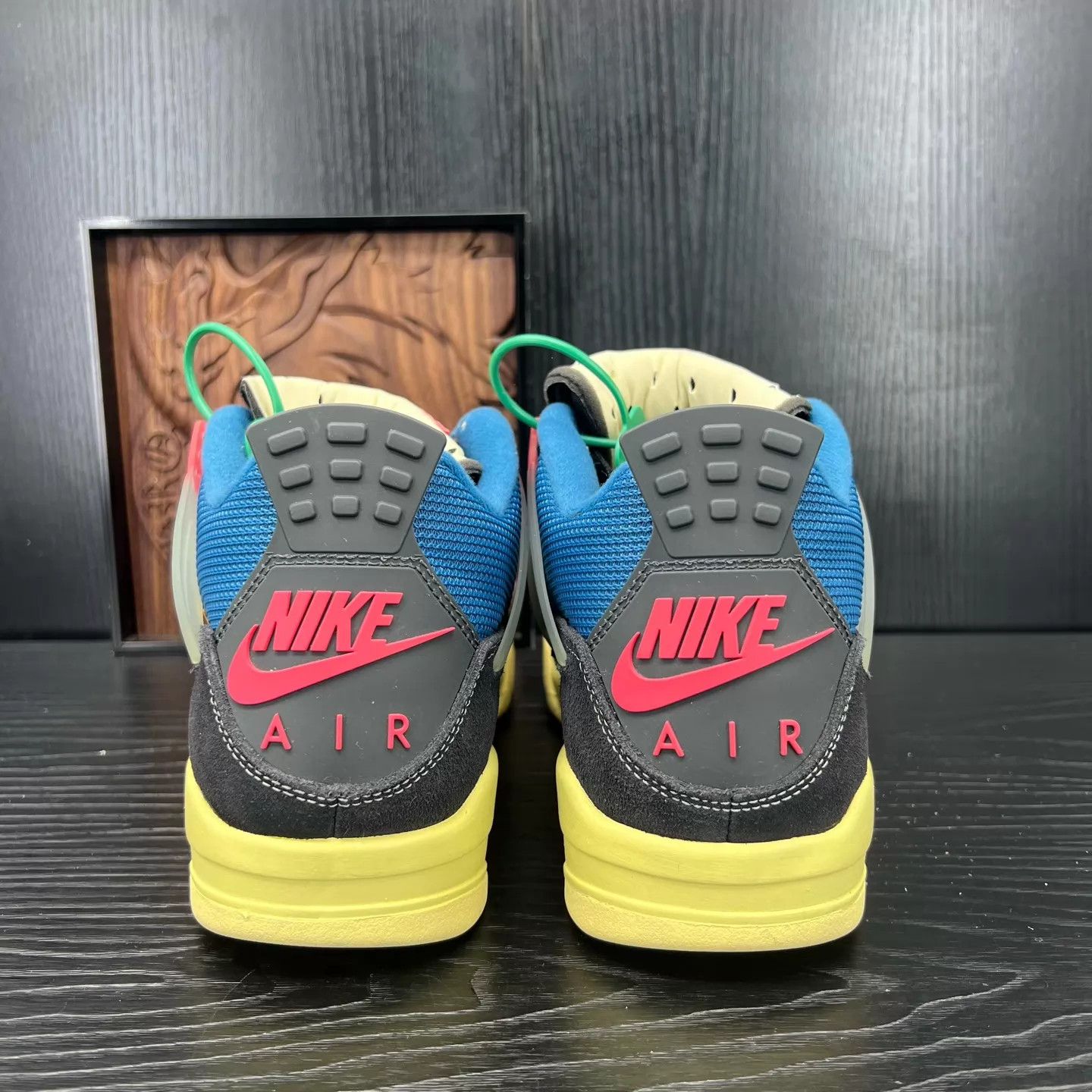 Nike AJ4 Union Black Blue 44 99 New Size US 10 / EU 43 - 2 Thumbnail