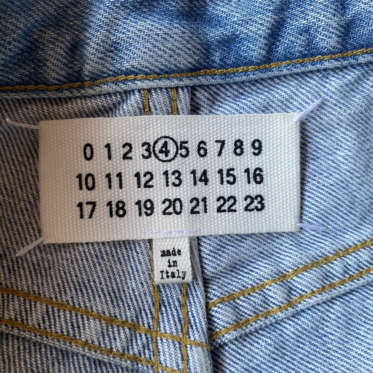 Maison Margiela Margiela White Painted Denim Size 28" / US 6 / IT 42 - 7 Thumbnail