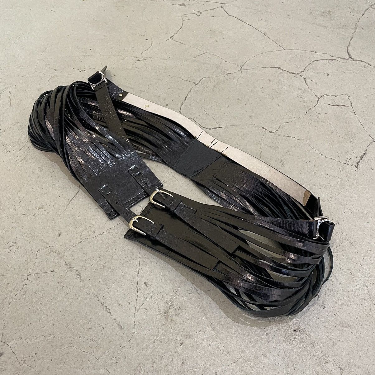 Issey Miyake Issey miyake laced leather belt corset Size ONE SIZE - 3 Thumbnail