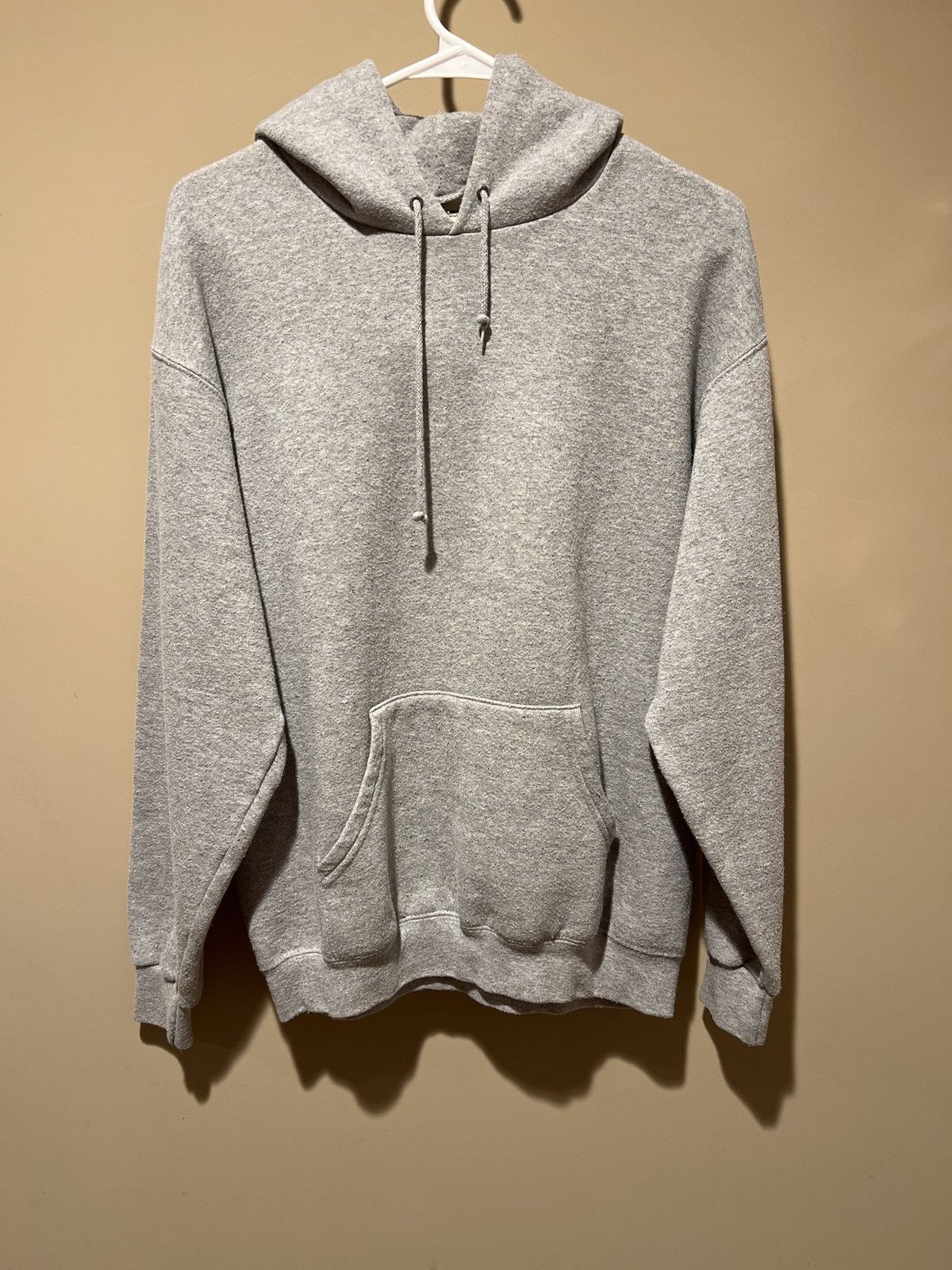 Vintage Vintage Blank Grey Hoodie Lee Heavyweight Size XL Size US L / EU 52-54 / 3 - 1 Thumbnail