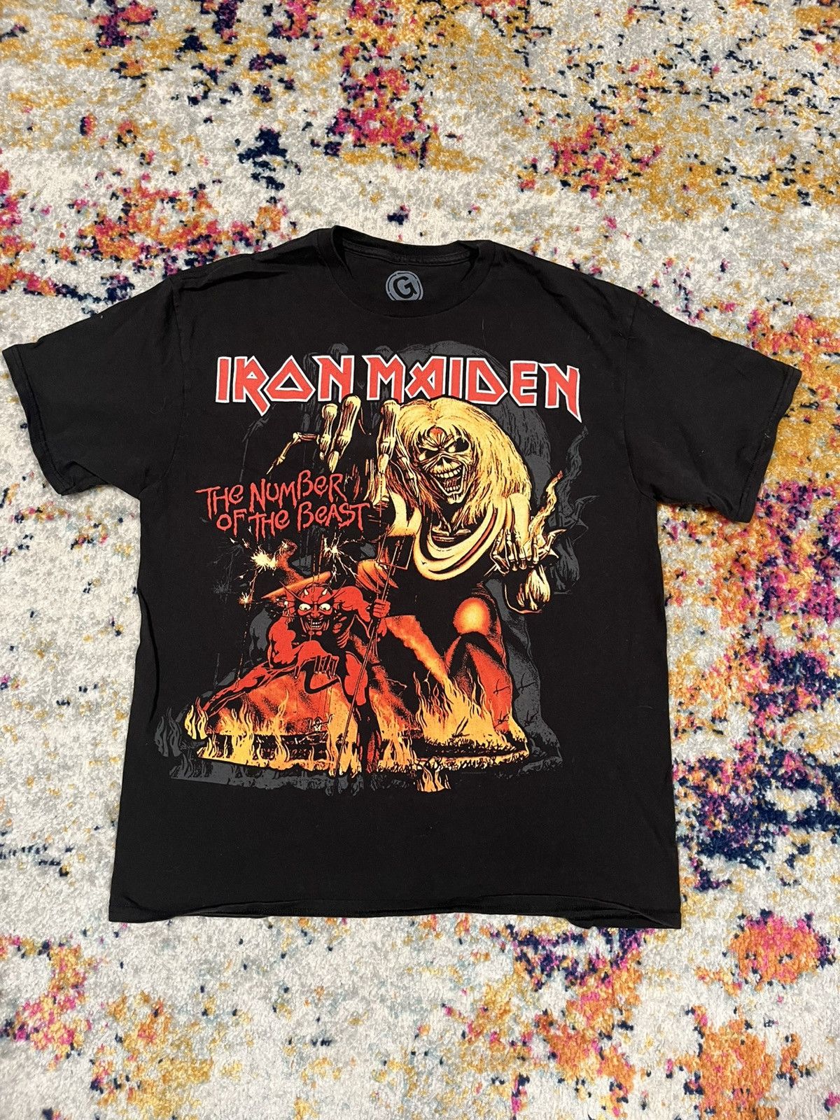 Vintage Iron Maiden Shirt Large Size US L / EU 52-54 / 3 - 2 Thumbnail