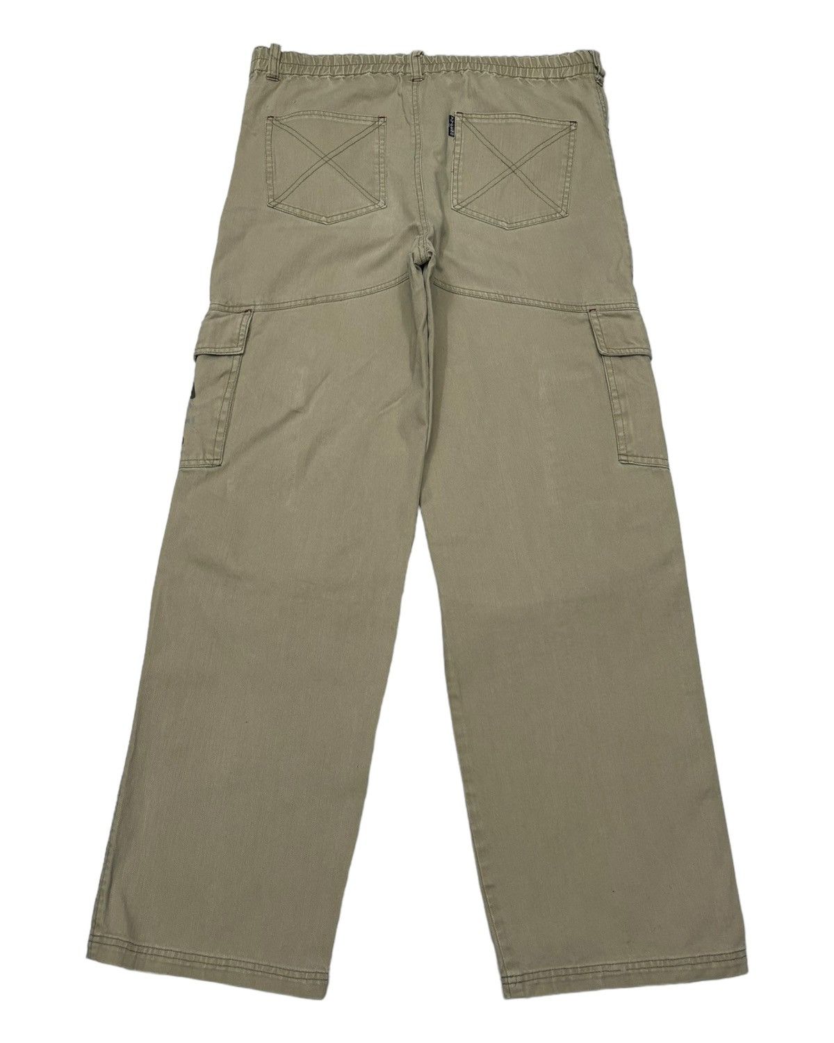 If Six Was Nine 🔥VINTAGE STREET BOY SKATEBOARD MULTI POCKET CARGO PANTS Size US 32 / EU 48 - 7 Thumbnail