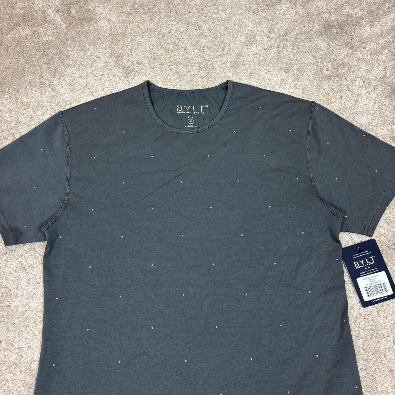 Other NWT Bylt Premium Basics Drop Cut Lux Polka Dot Shirt Men's M Size US M / EU 48-50 / 2 - 2 Thumbnail