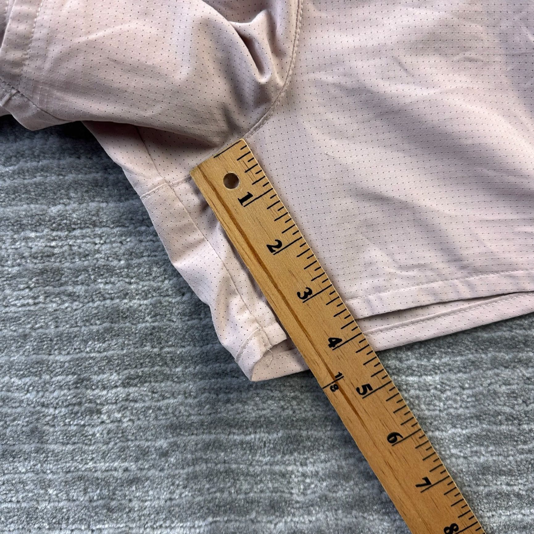 Nike Nike Shorts Mens XL Beige Tan 4" Running Division Flex Brief Lined Pockets Athletic Activewear Size US 36 / EU 52 - 7 Thumbnail