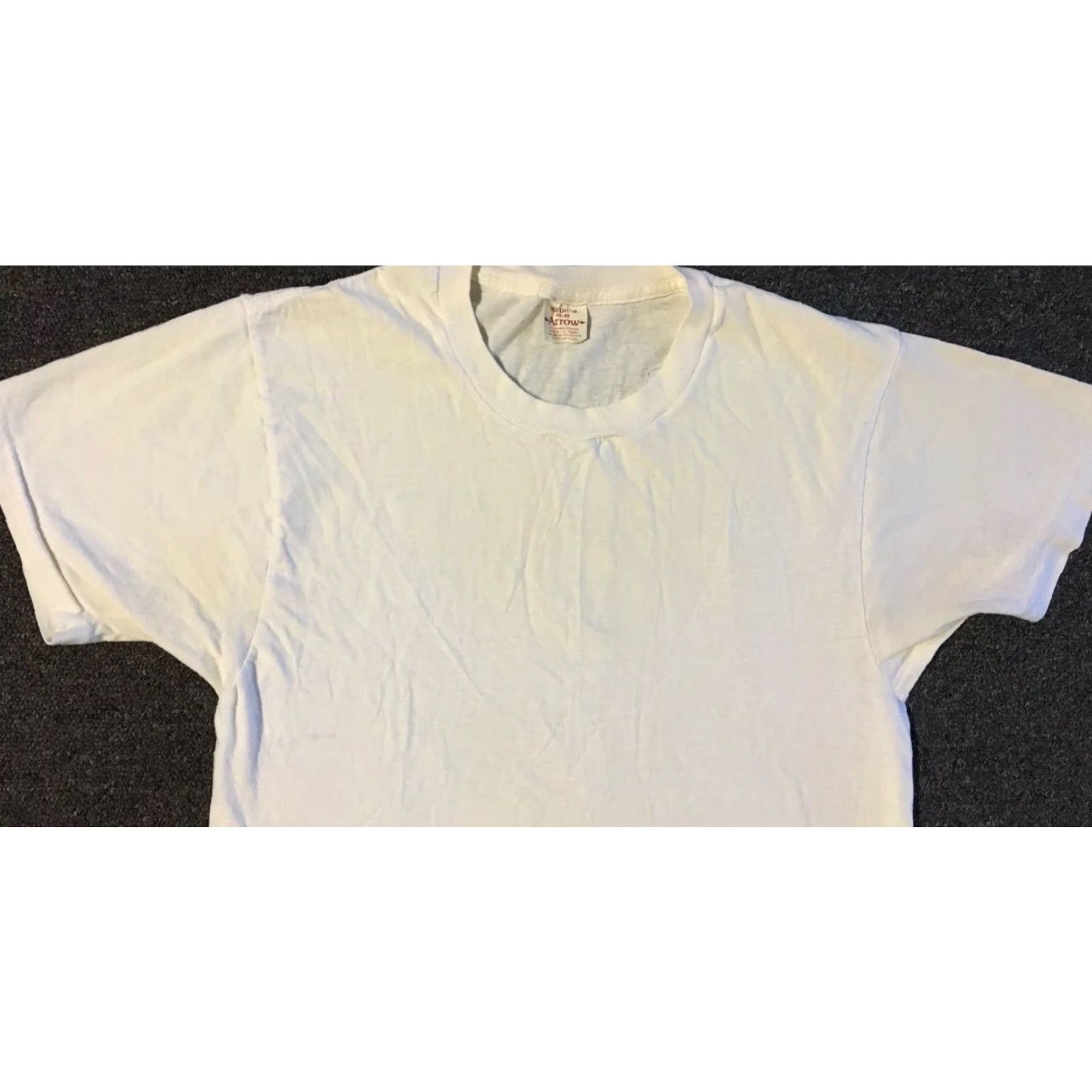 Vintage VINTAGE 80s 90s Faded Shirt XS White Surf Grunge Punk Biker Trucker Beach Eve nt Size US XS / EU 42 / 0 - 5 Thumbnail