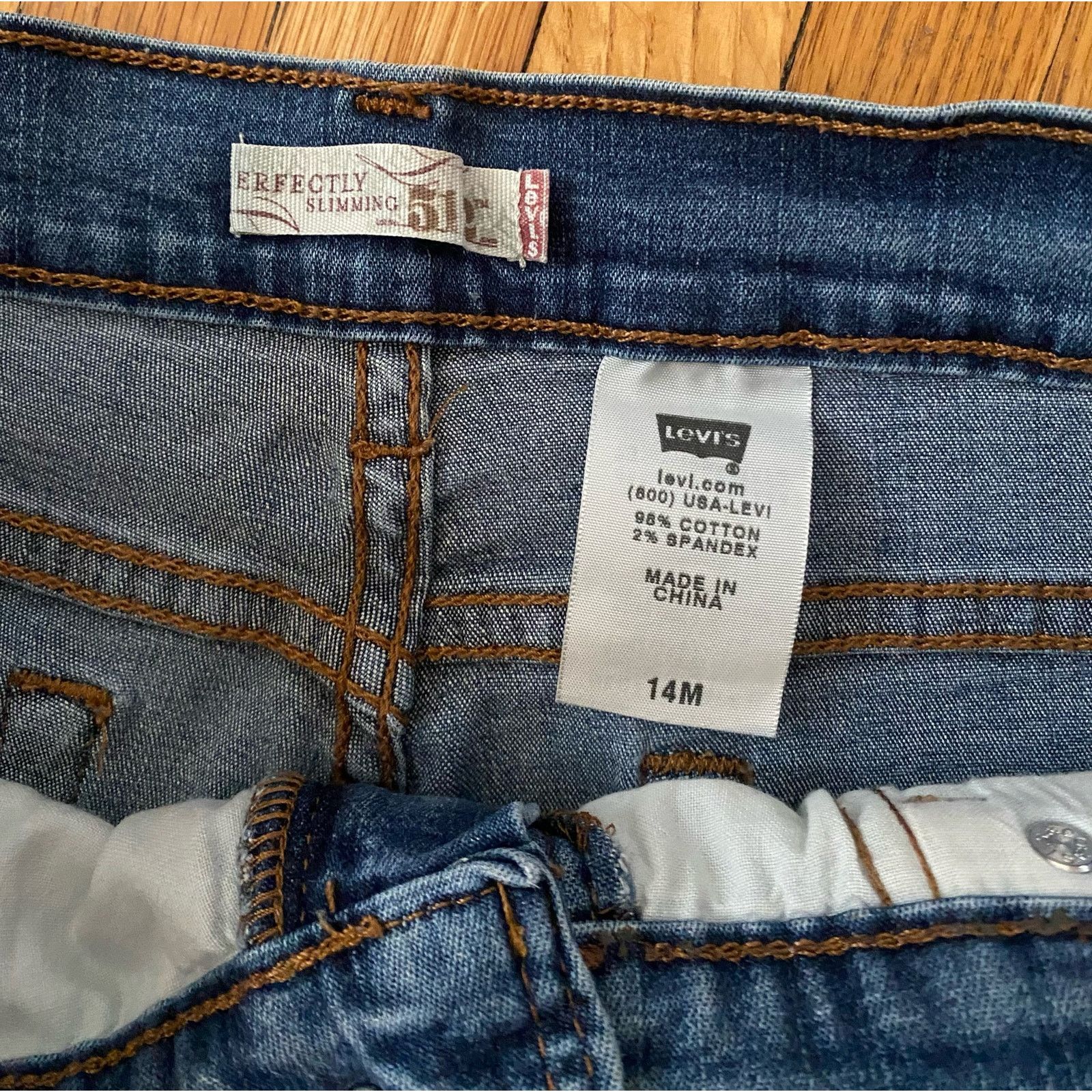 Levi's Levi’s Perfectly Slimming 512 Jeans Size 36" / US 14 / IT 50 - 3 Thumbnail