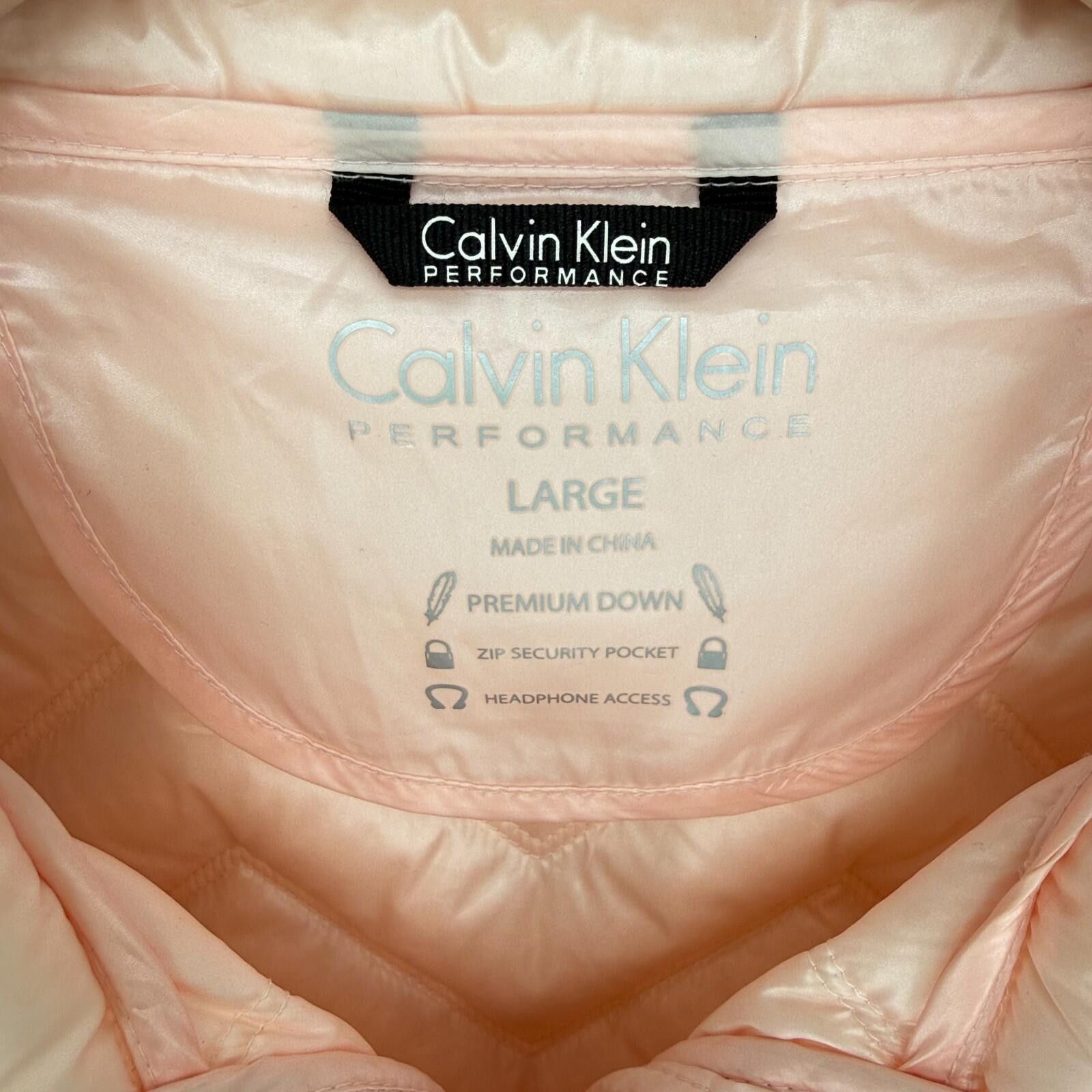 Calvin Klein Calvin Klein Puffer Vest Pink Down Lightweight Womens Large Size L / US 10 / IT 46 - 3 Thumbnail