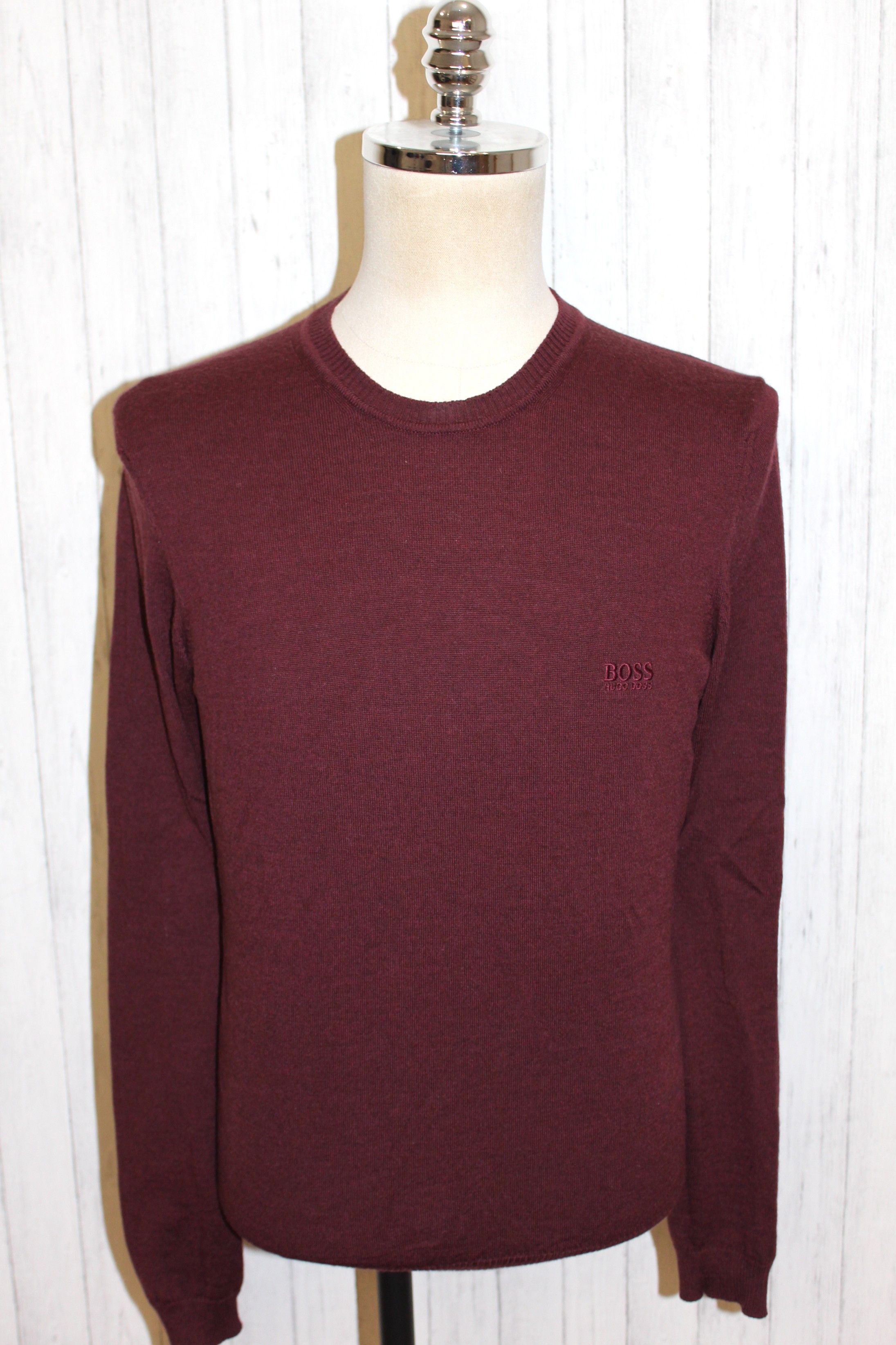 Hugo Boss Men's Hugo Boss Crew Neck Jumper Size M Size US L / EU 52-54 / 3 - 1 Thumbnail