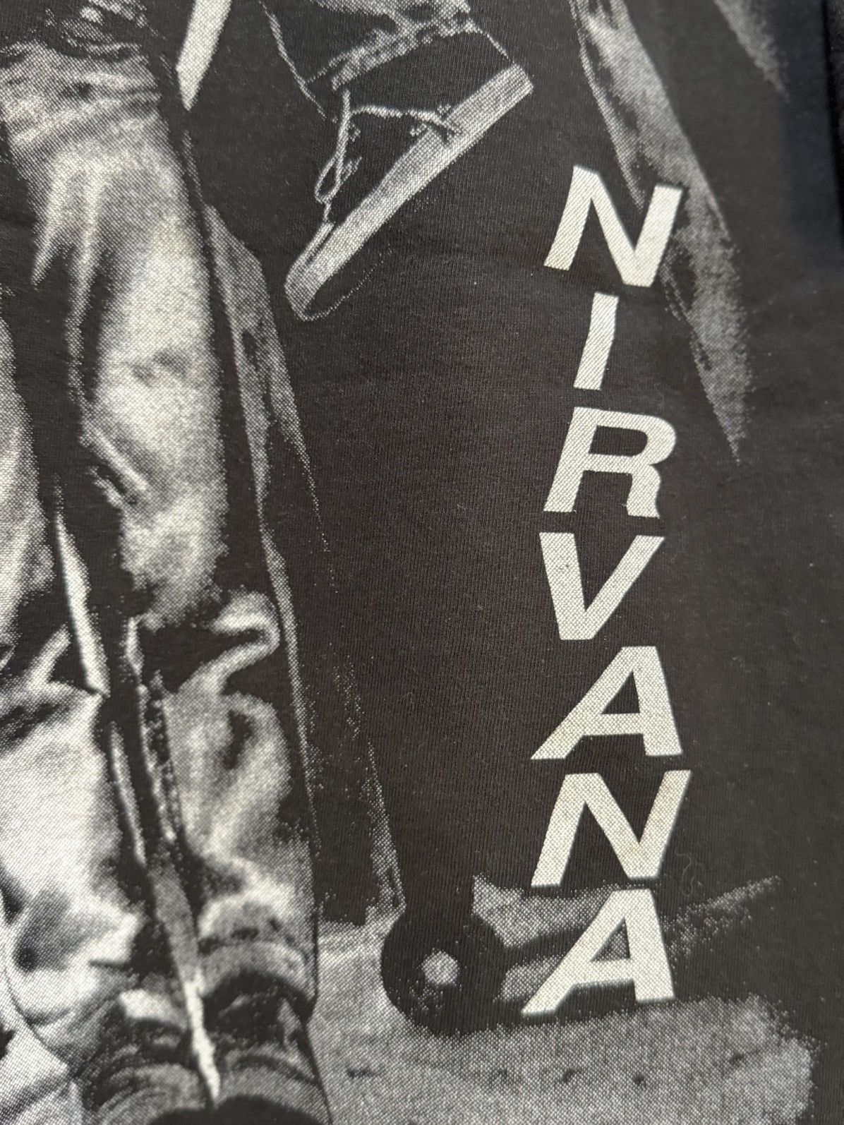 Band Tees Vintage 90s Nirvana Kurt Cobain Grunge Art Works Faded Tee Size US L / EU 52-54 / 3 - 13 Thumbnail