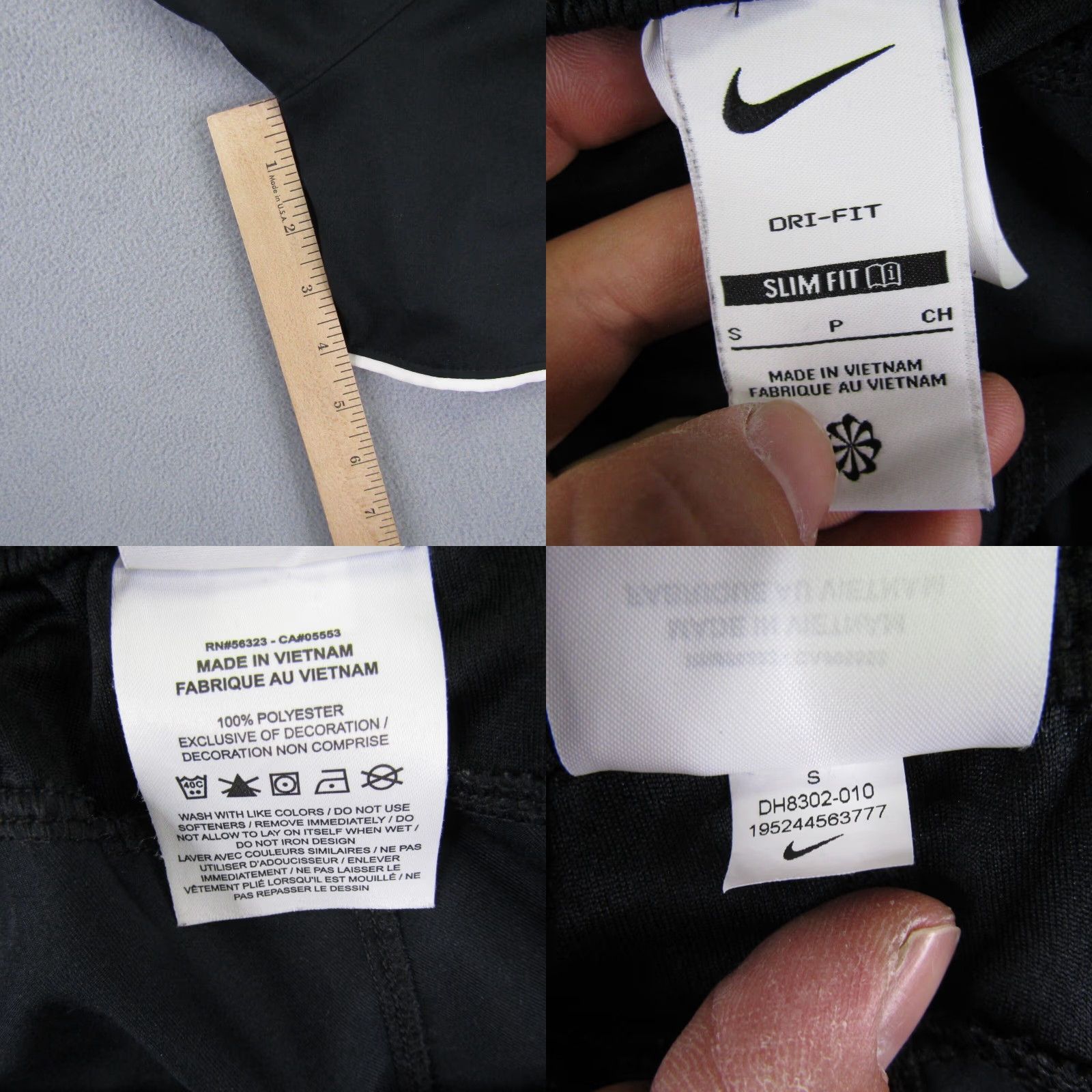 Nike Nike Shorts Womens Small Black Sacramento United Soccer Slim Dri Fit Athletic Size 28" / US 6 / IT 42 - 8 Thumbnail