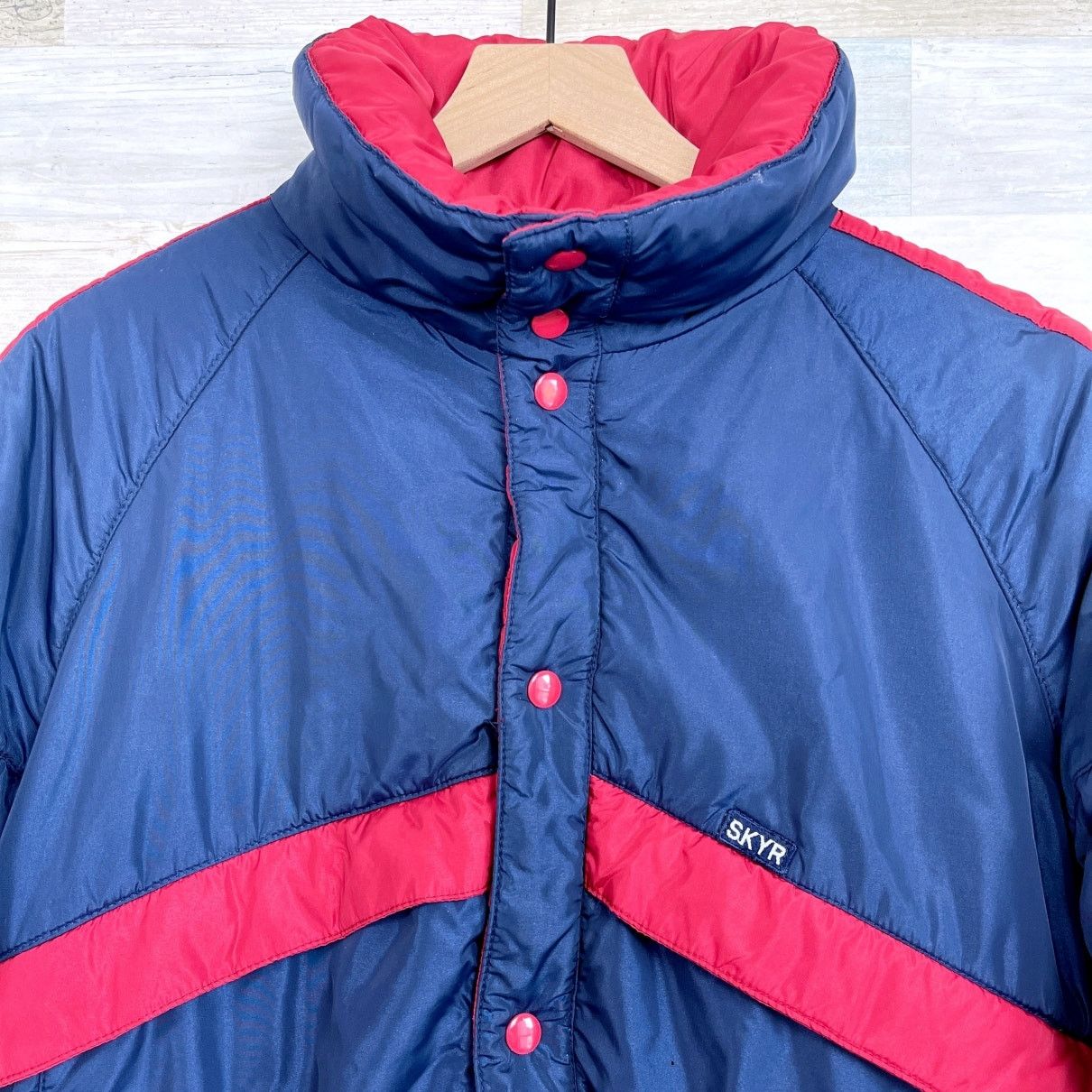 Other SKYR Vintage 70s 80s Ski Bib Jacket Set Blue Red Mens XL Size US XL / EU 56 / 4 - 3 Thumbnail
