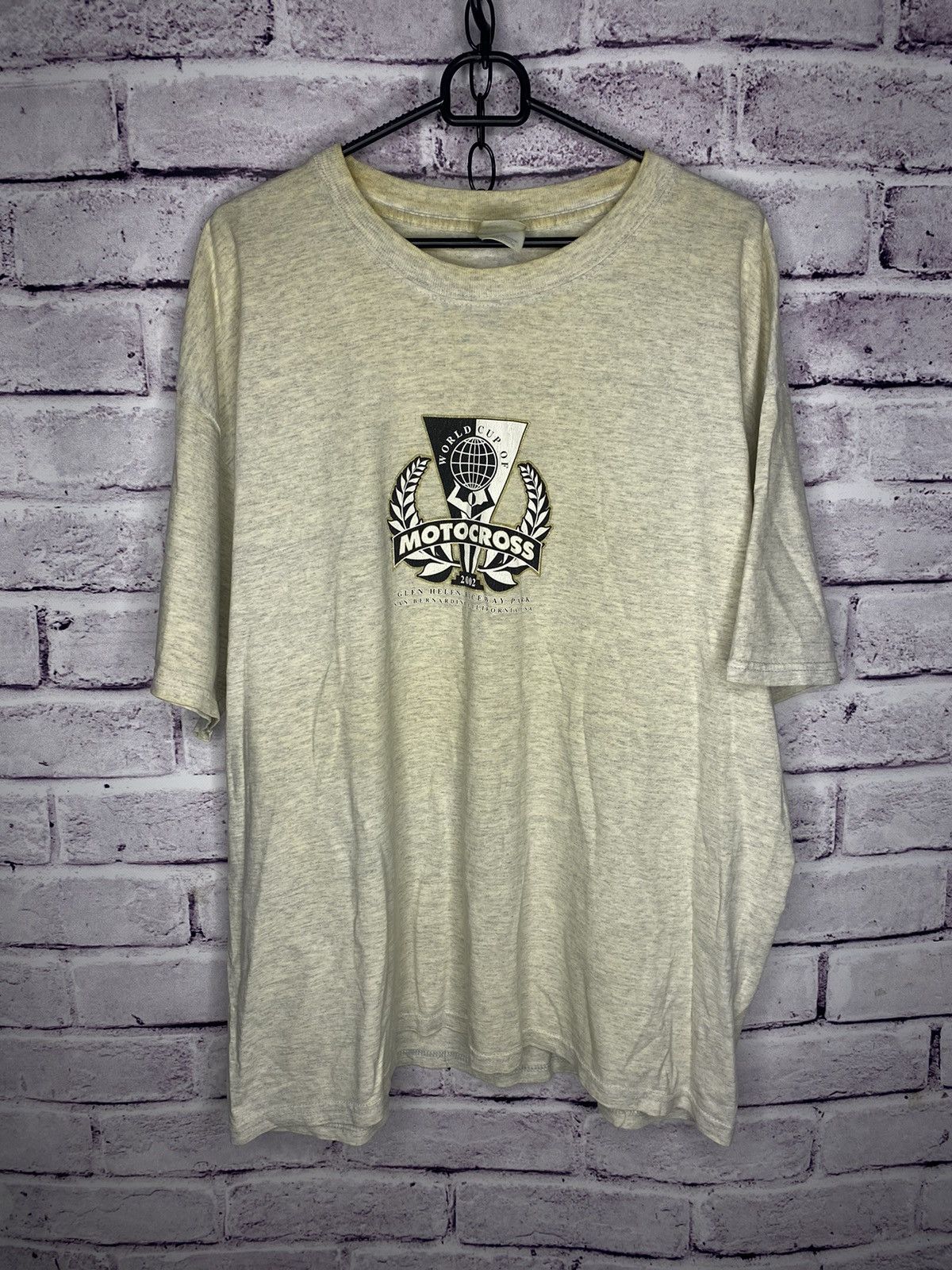 Vintage Motocross 2002 World Cup Overprint Logo Distressed Tee Size US XL / EU 56 / 4 - 2 Thumbnail