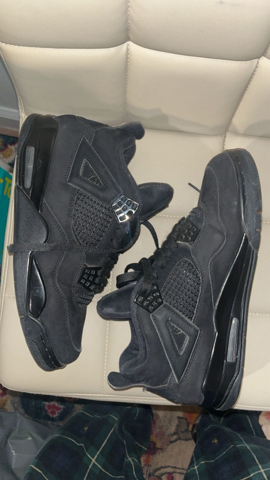 Jordan Brand Size 8.5 - Jordan 4 Retro Mid Black Cat Size US 8.5 / EU 41-42 - 2 Thumbnail