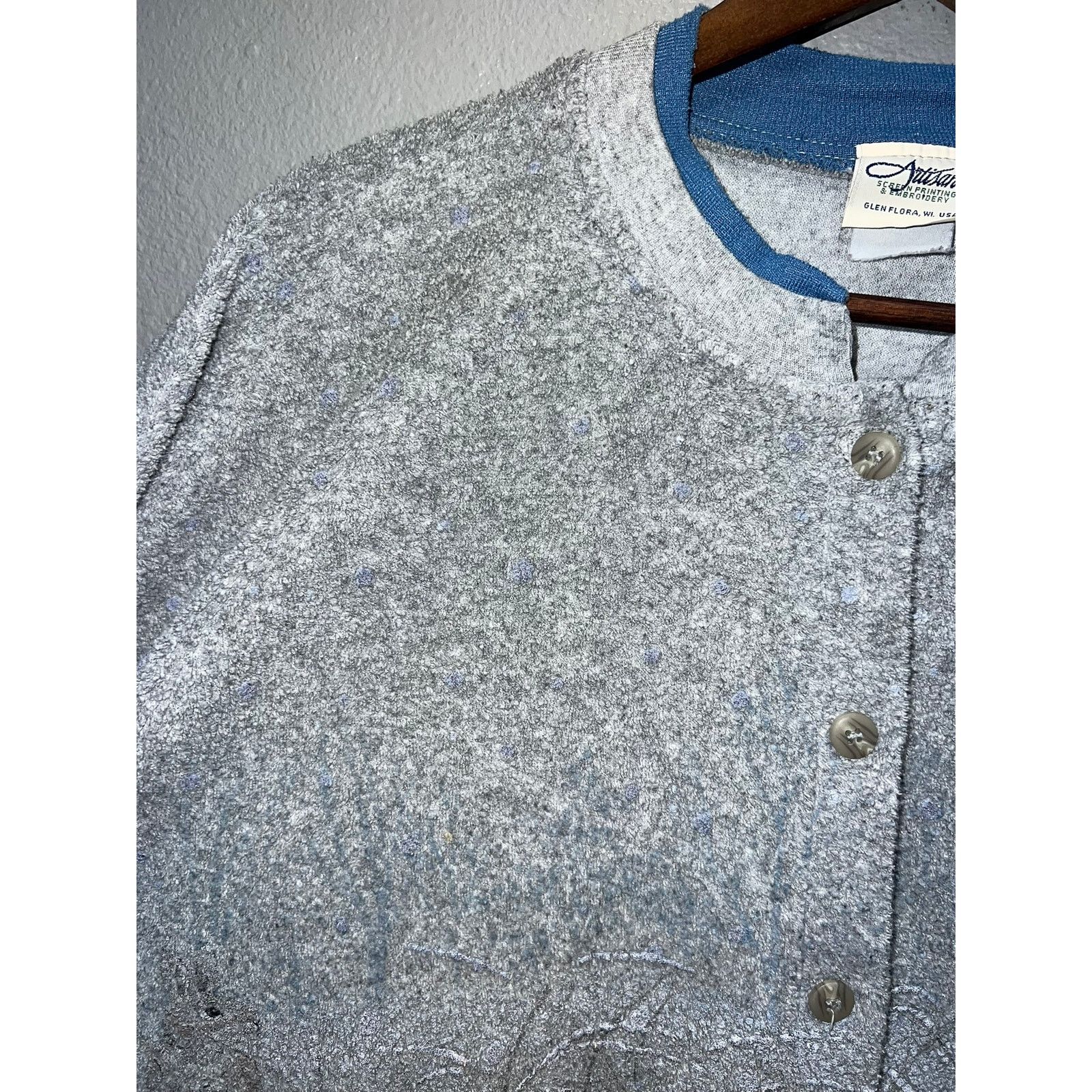Vintage Vintage Artisans Cardigan Sweatshirt Sweater Bunny Snow VTG Size XL / US 12-14 / IT 48-50 - 4 Thumbnail