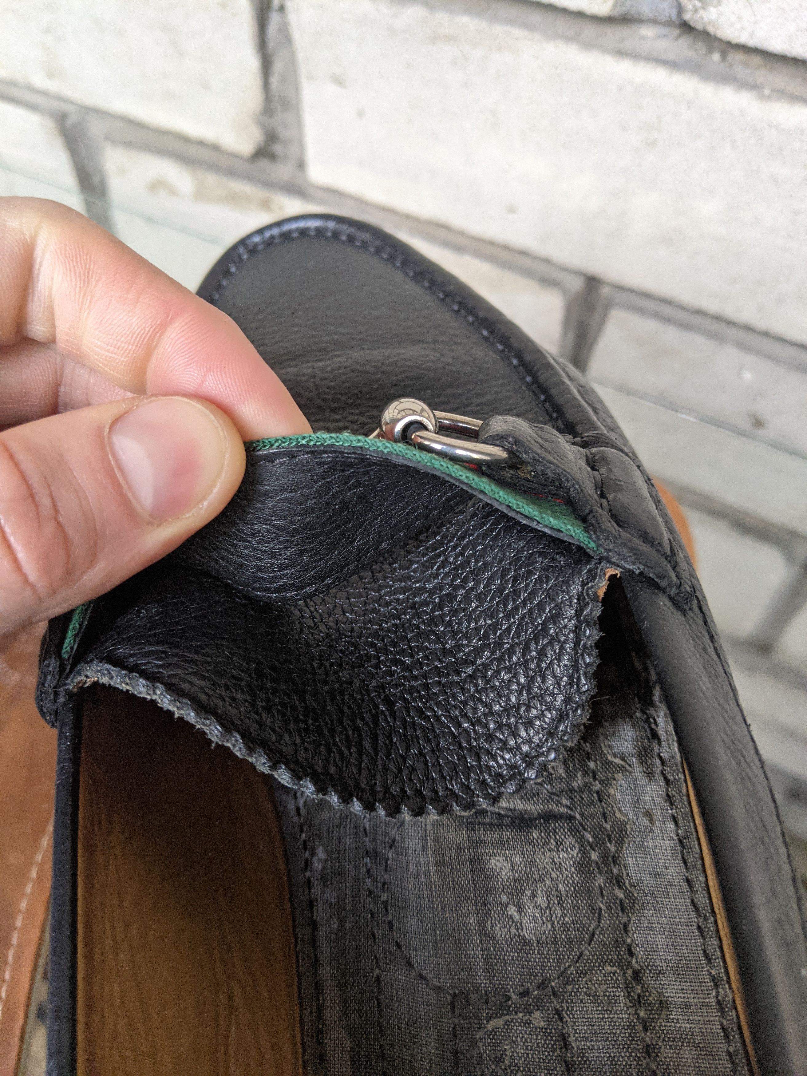 Gucci Gucci Damo Horsebit Loafers Black Moccasin Ferragamo Prada Size US 7.5 / EU 40-41 - 10 Thumbnail