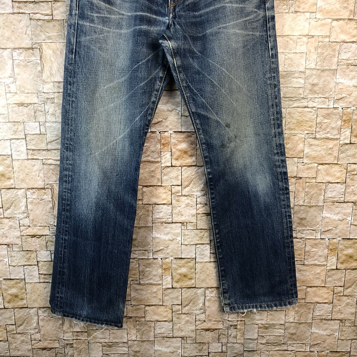 Japanese Brand Back Number Made In Nippon Denim Pants #A1122 Size US 29 - 6 Thumbnail