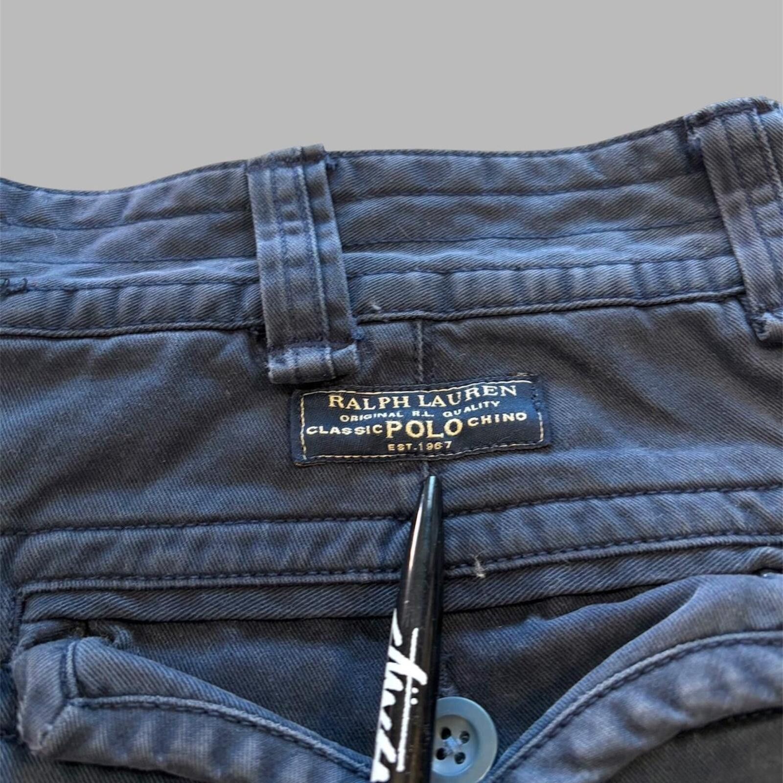 Polo Ralph Lauren Navy Polo Ralph Lauren Cargo Shorts Size US 38 / EU 54 - 5 Thumbnail