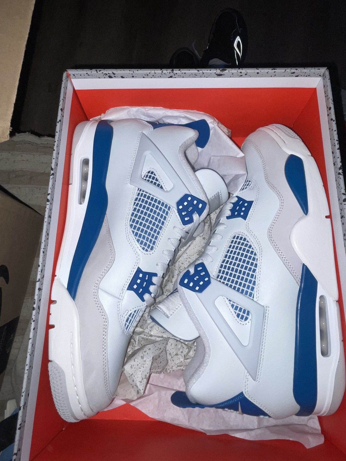 Jordan Brand Jordan 4 military blue size 12 brand new Size US 12 / EU 45 - 2 Thumbnail