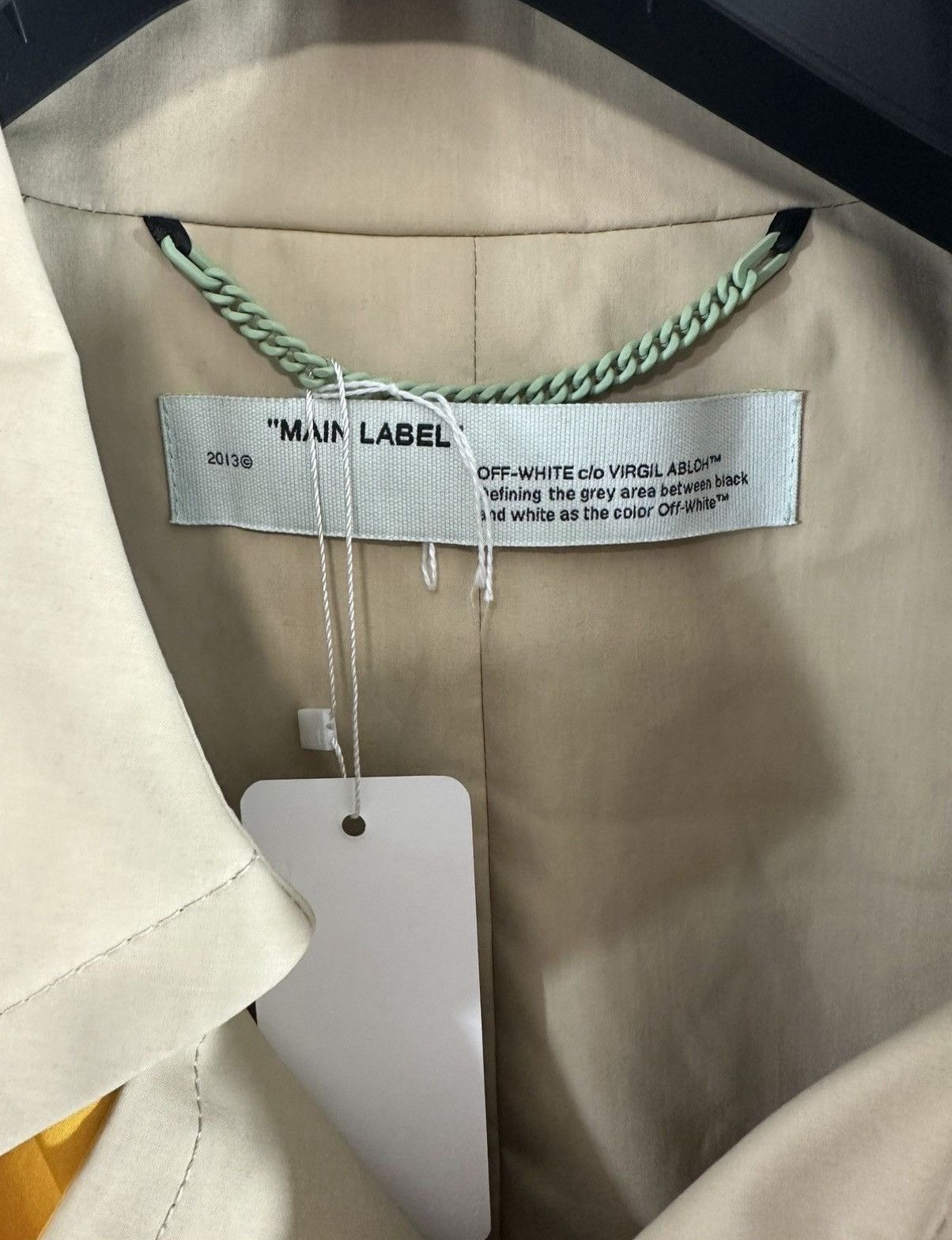 Off-White Off White Raincoat x Peacoat Size US XS / EU 42 / 0 - 4 Thumbnail