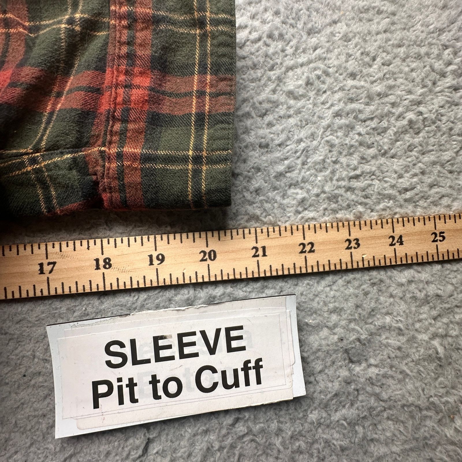 L.L. Bean LL Bean Plaid Flannel Shirt Mens Large Button Up Red Green Size US L / EU 52-54 / 3 - 6 Thumbnail