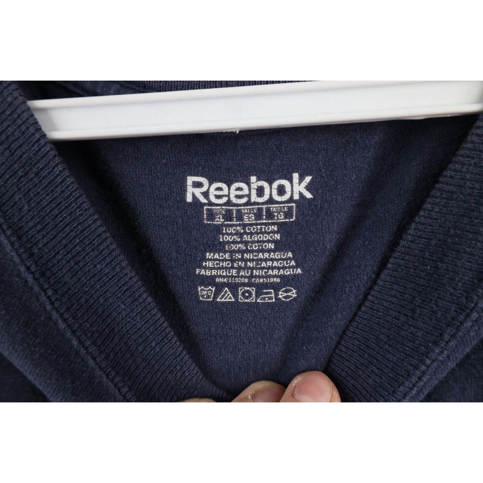 Reebok Vintage Reebok Sideline Chicago Bears Football T-Shirt Size US XL / EU 56 / 4 - 7 Thumbnail