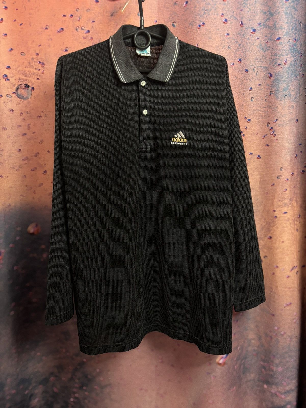 Adidas Vintage Adidas Equipment bootleg polo Size US XL / EU 56 / 4 - 2 Thumbnail