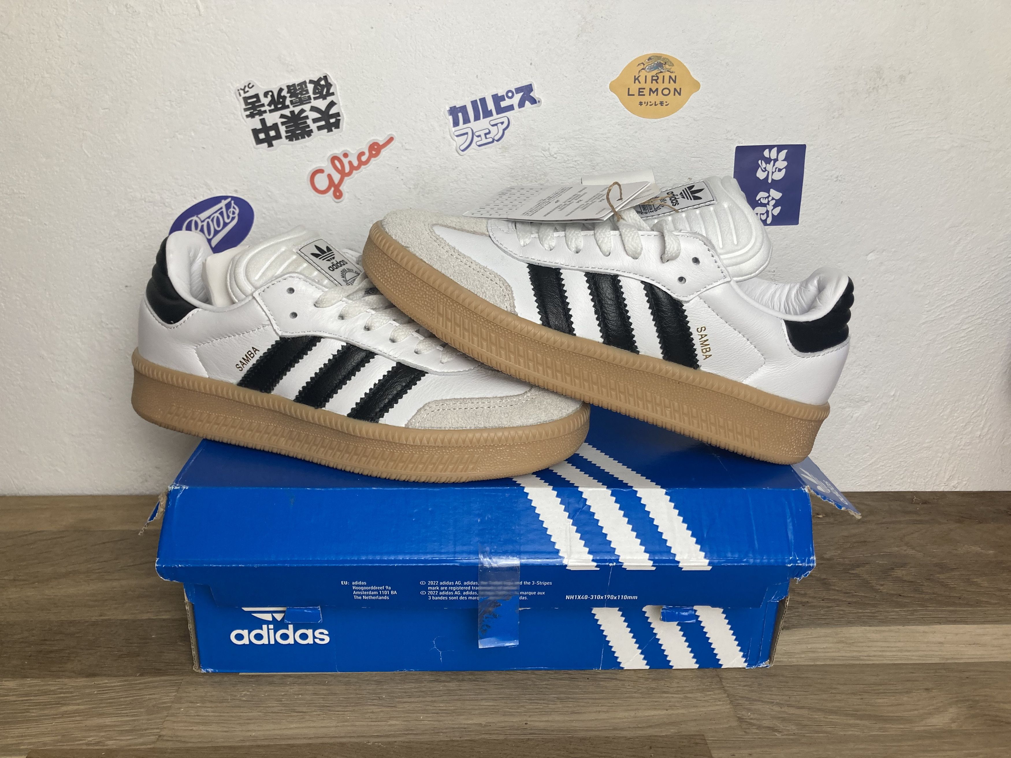Adidas Womens Adidas sambae xlg US 6 Leather Like New EU 38.5 Size US 6 / IT 36 - 1 Thumbnail