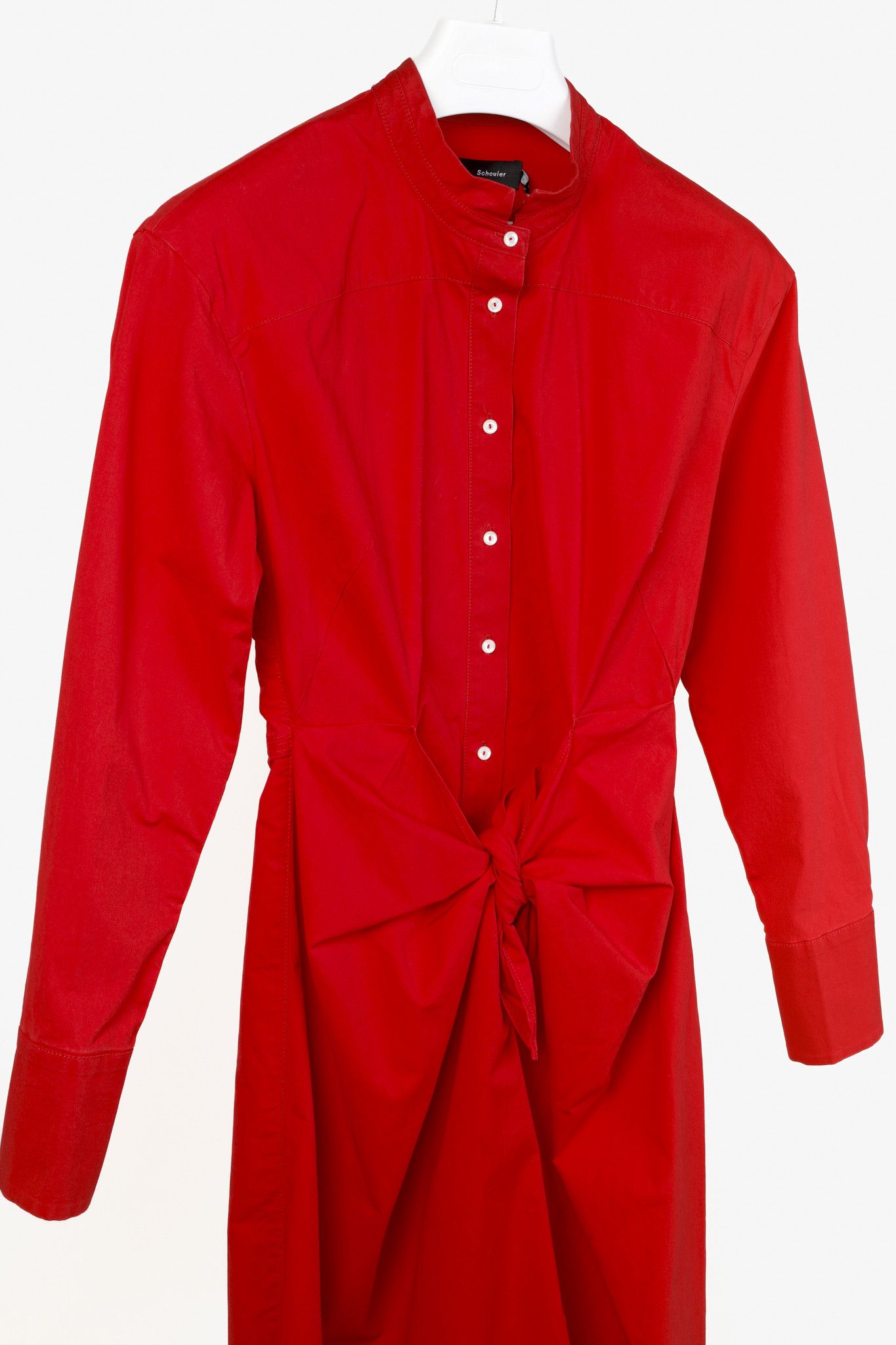 Proenza Schouler Proenza Schouler Resort 2019 Poppy Tie-Waist Shirtdress Size S / US 4 / IT 40 - 3 Thumbnail