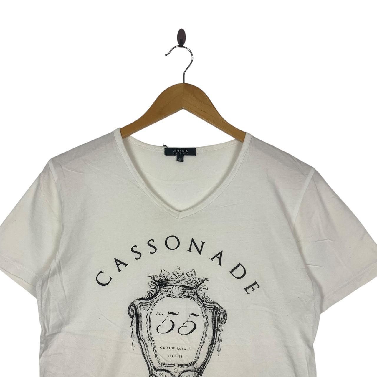 Vintage Vintage MICHEL KLEIN HOMME Collection Cassonade Tee Shirt Size S / US 4 / IT 40 - 2 Thumbnail