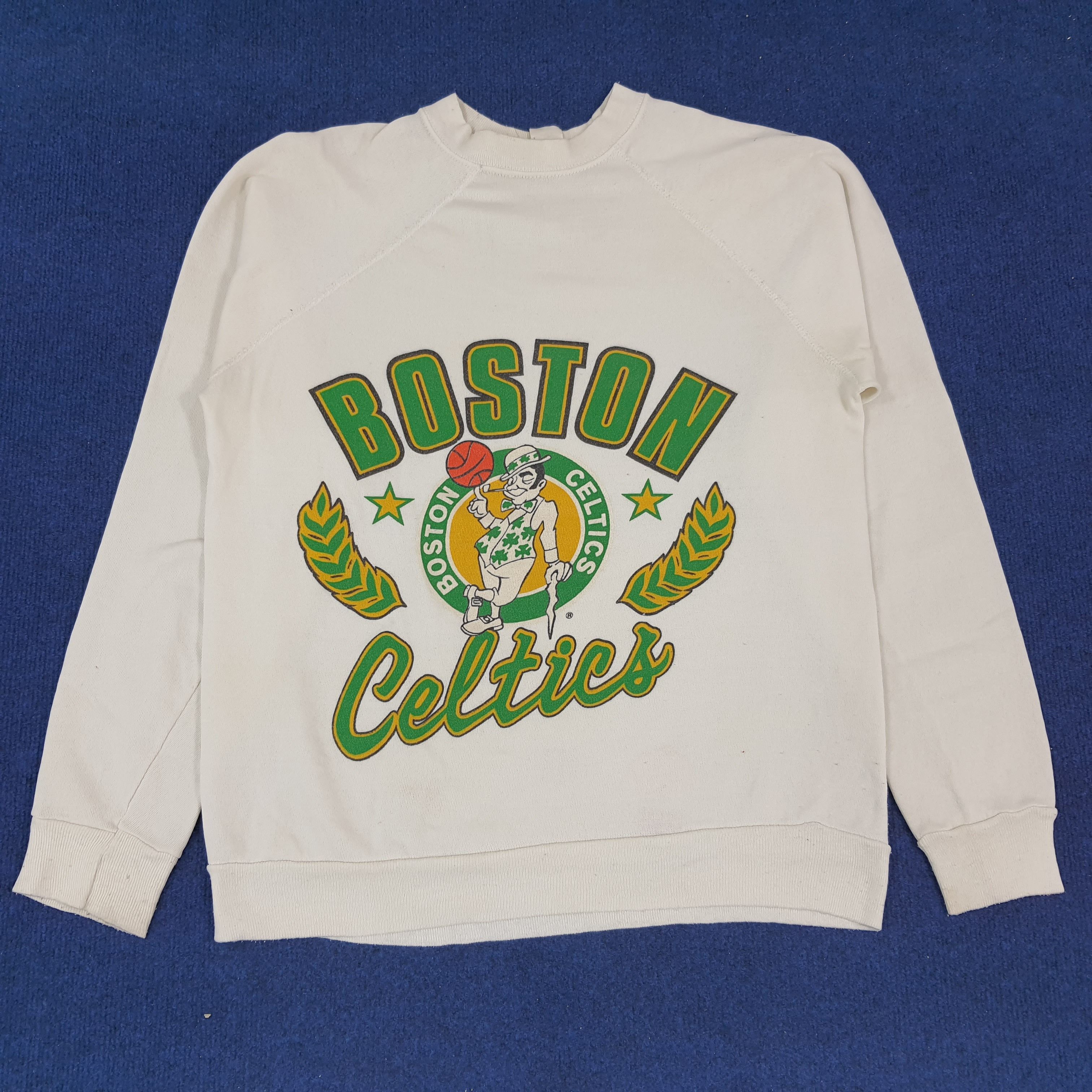 NBA × Vintage Vintage NBA Boston Celtics Basketball Sports Sweatshirt Size US S / EU 44-46 / 1 - 1 Thumbnail