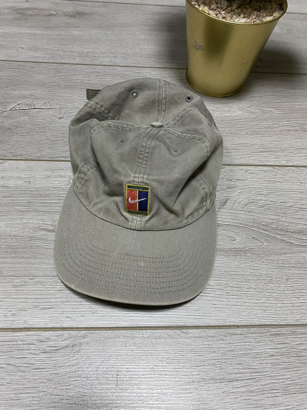 Nike Nike court tennis swoosh logo challenge vintage cap hat Size ONE SIZE - 1 Thumbnail