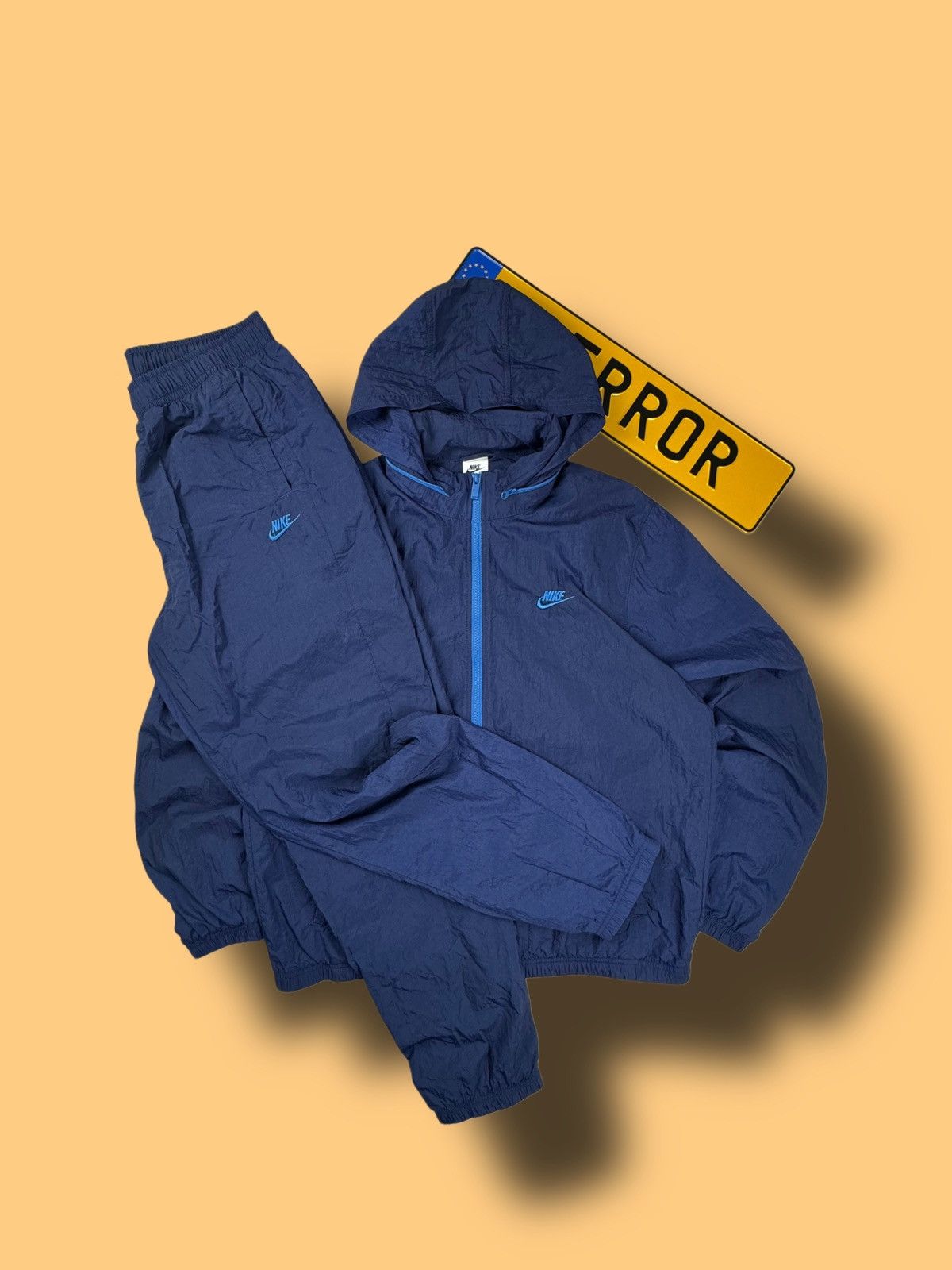 Nike × Vintage NIKE VINTAGE OVERSIZE DRIL TRACK SUIT Y2k Size US L / EU 52-54 / 3 - 1 Thumbnail