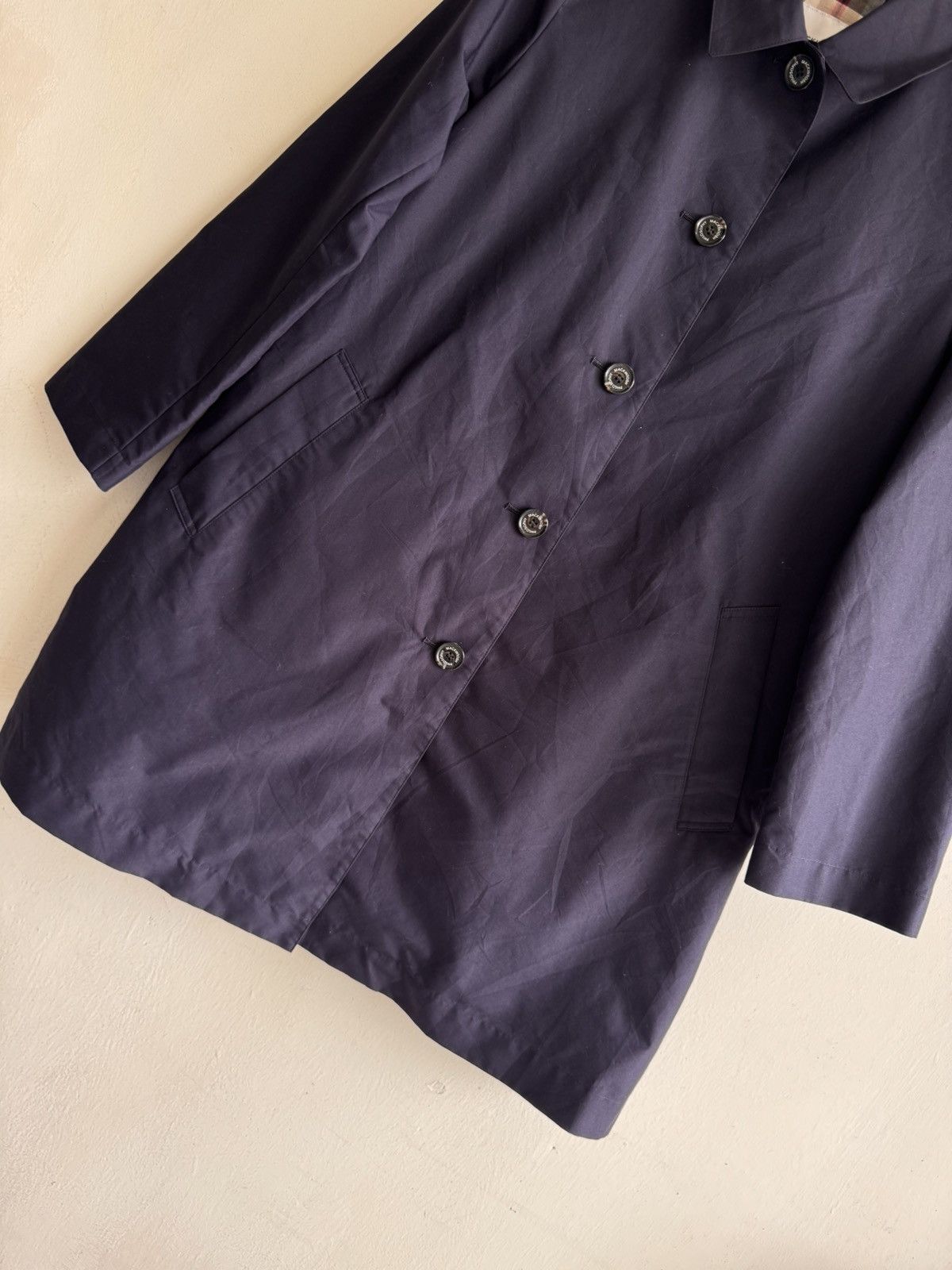 Mackintosh Mackintosh Philosophy Navy Trench Coat blue navy🔥 Size S / US 4 / IT 40 - 4 Thumbnail