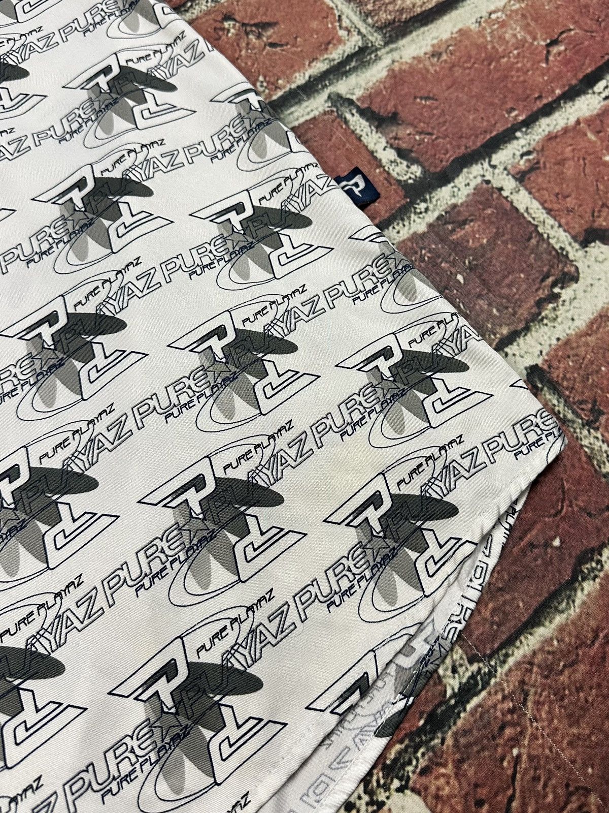 Other Vintage Y2K Pure Playaz Hip Hop Button Up Shirt AOP Logo Size US XL / EU 56 / 4 - 9 Thumbnail