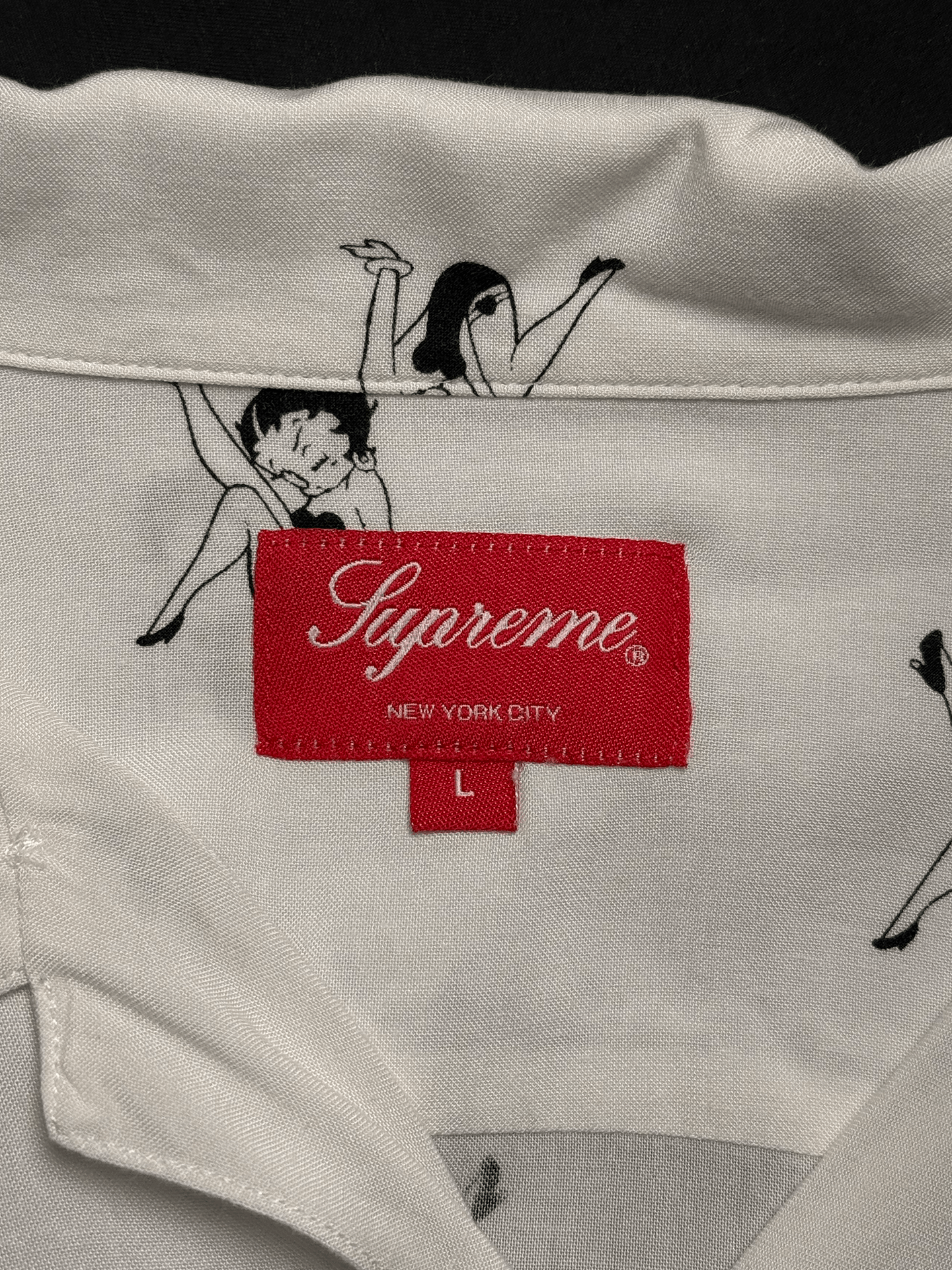 Supreme Supreme Betty Boop© white short sleeve shirt Size US L / EU 52-54 / 3 - 3 Thumbnail