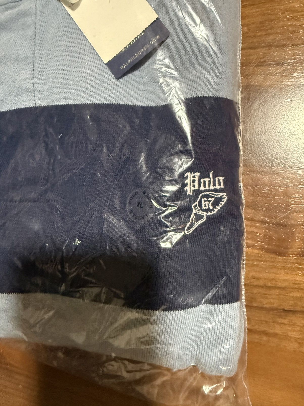 Polo Ralph Lauren Polo Ralph Lauren Classic Fit Embroidered Rugby Shirt Blue Size US XL / EU 56 / 4 - 7 Thumbnail