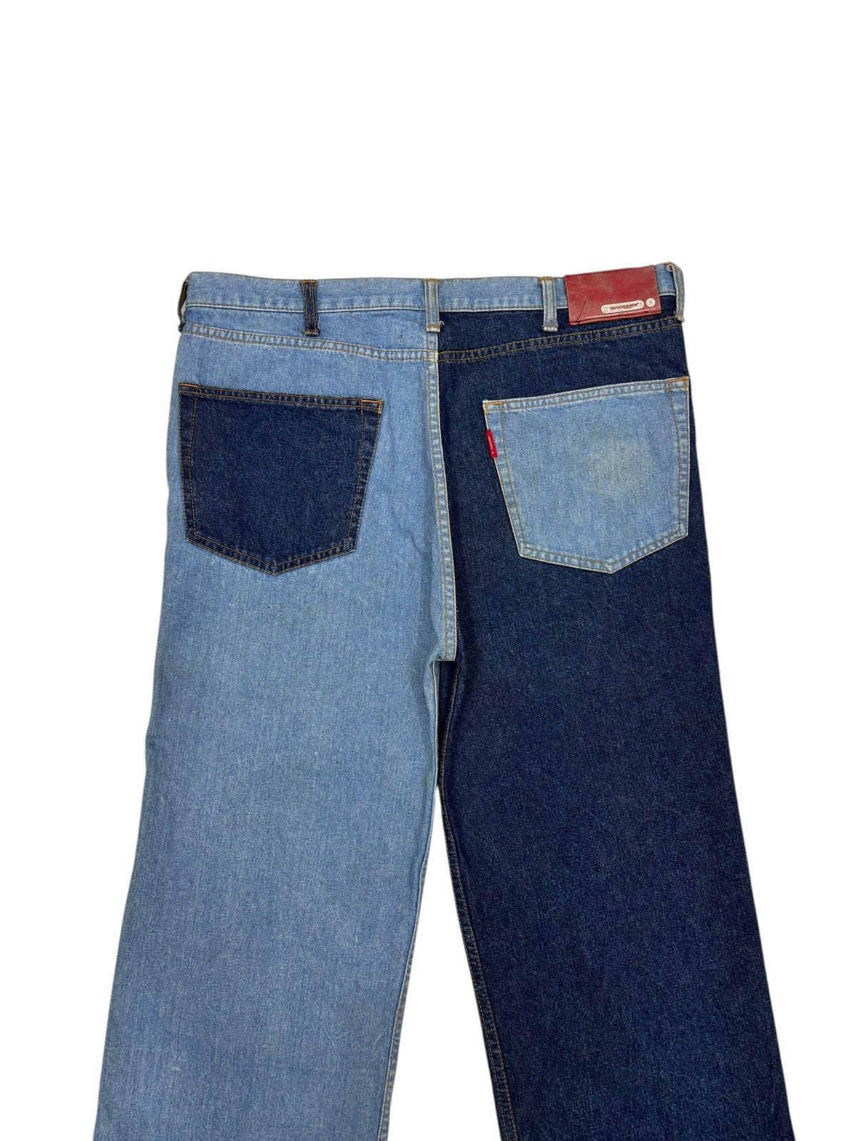 PHENOMENON SWAGGER 🇯🇵 RECONSTRUCTED PATCHWORK BAGGY JEANS Size US 34 / EU 50 - 5 Thumbnail