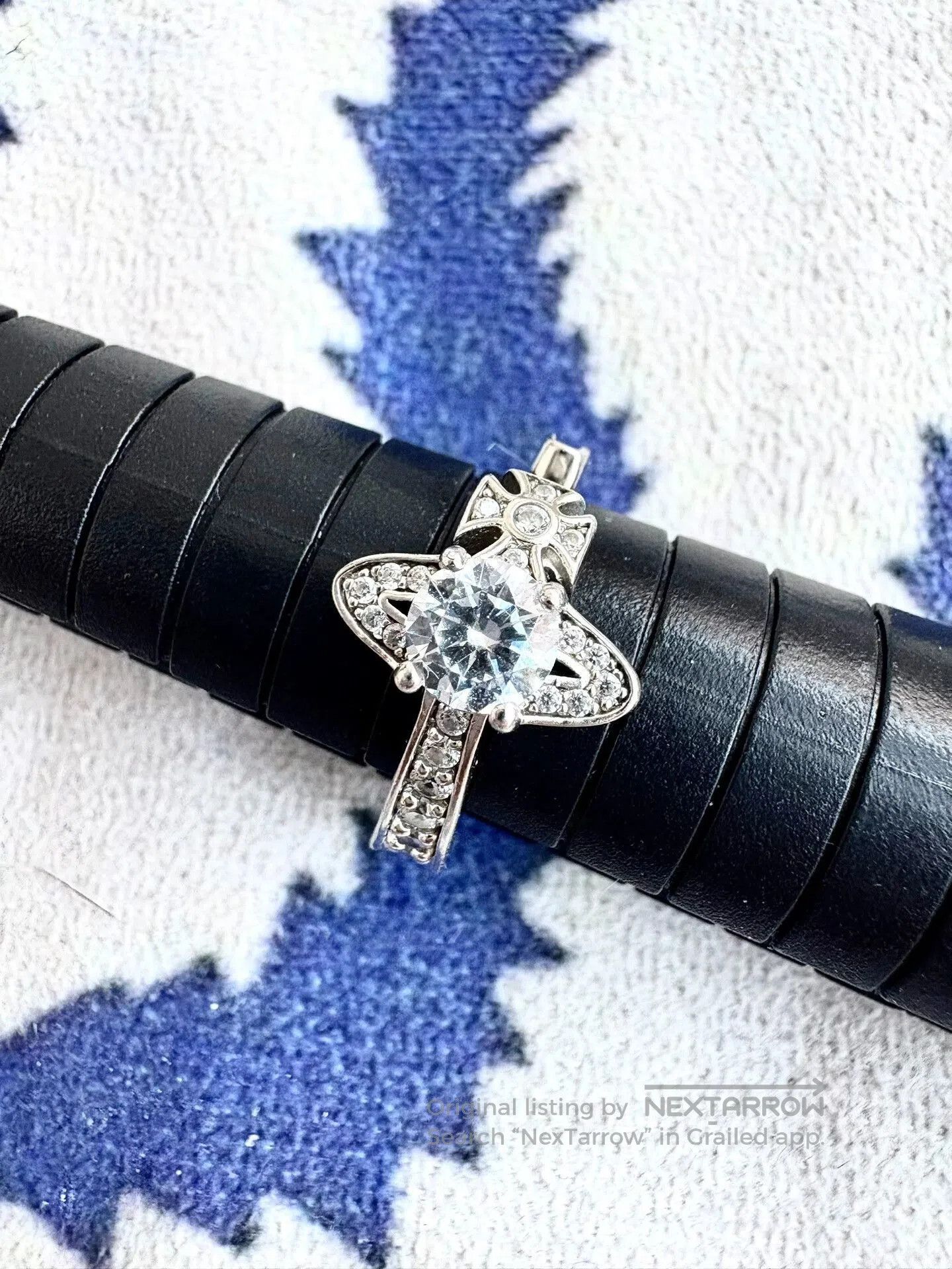 Vivienne Westwood Vivienne Westwood Saturn Open Ring. Size ONE SIZE - 2 Thumbnail