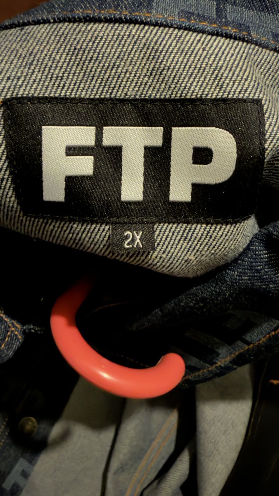 Fuck The Population FTP Denim Jacket Indigo Size US XXL / EU 58 / 5 - 6 Thumbnail