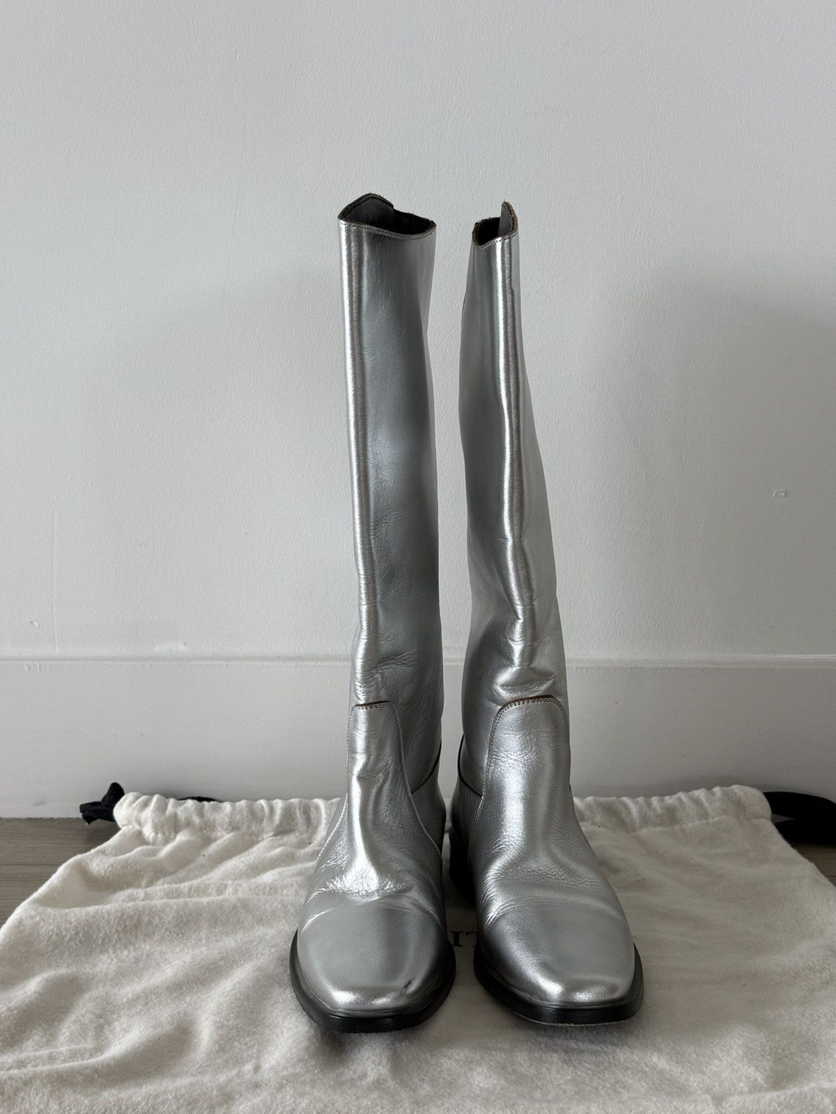KHAITE The Wooster Riding Boots Size US 7.5 / IT 37.5 - 3 Thumbnail