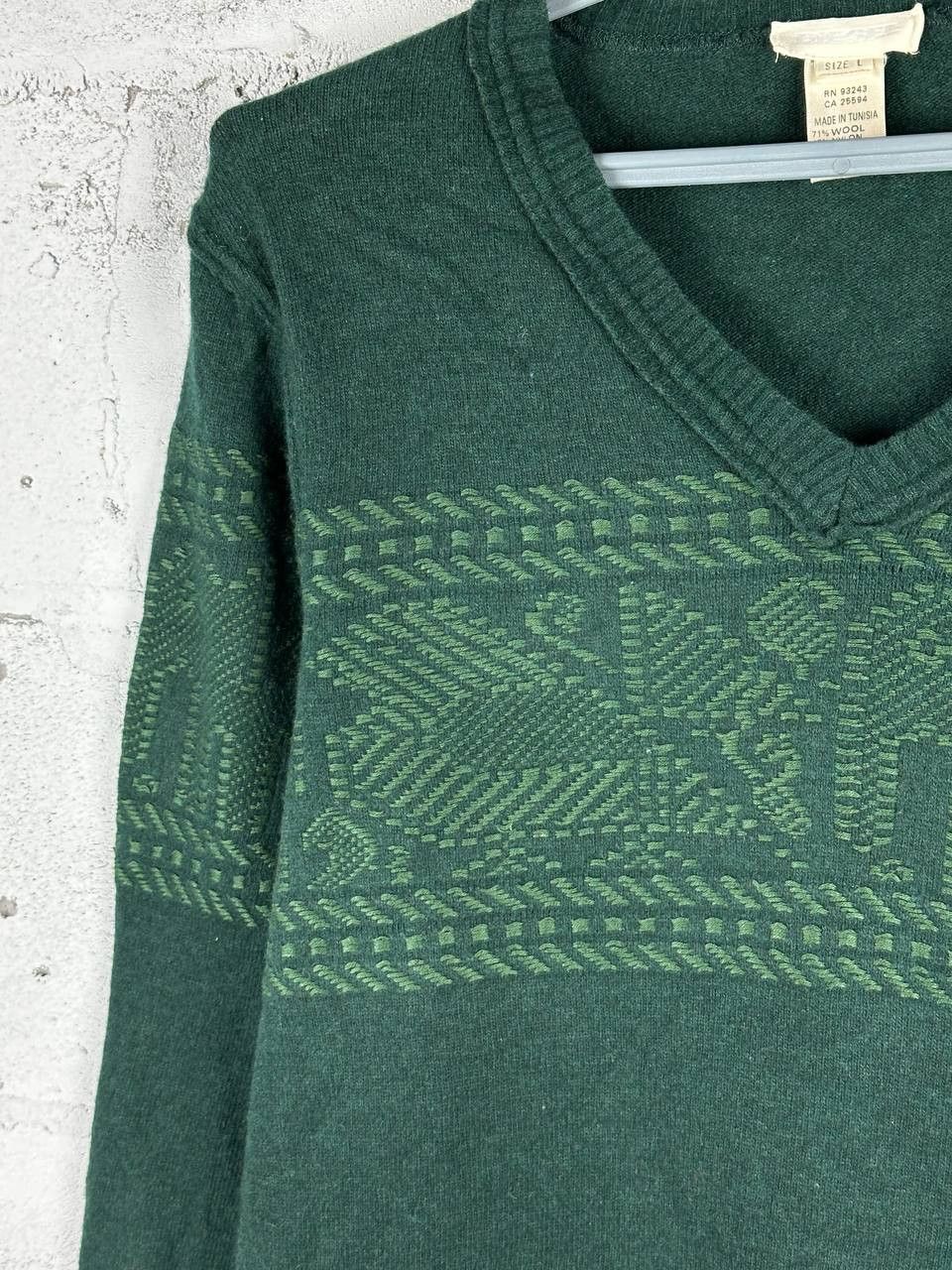 Diesel × Vintage Vintage Diesel Wool Sweater Knitwear Logo Green Size US M / EU 48-50 / 2 - 5 Thumbnail