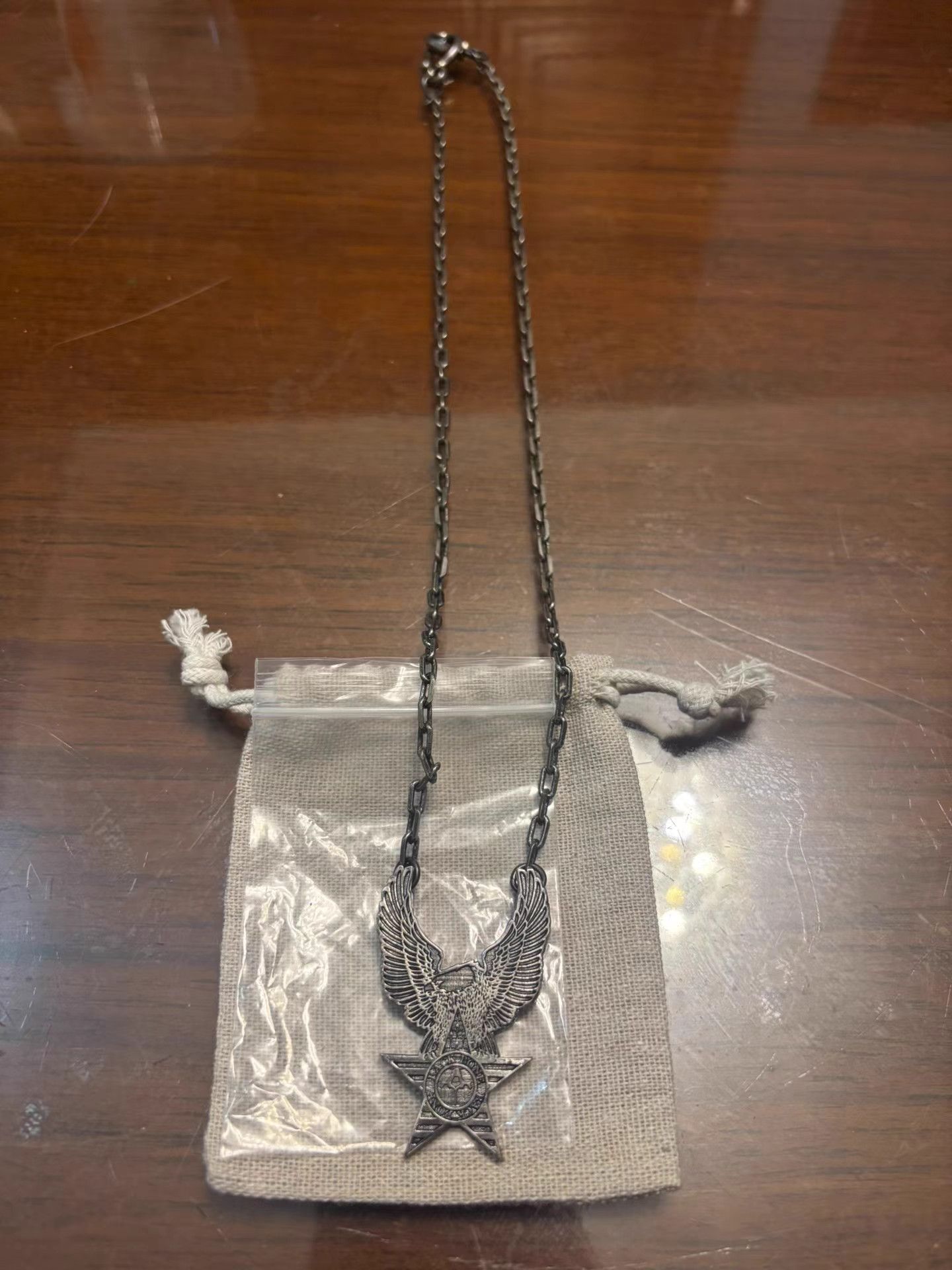 Backbone backbone Sterling Silver Harley Motorcycle Necklace K11 Size ONE SIZE - 1 Thumbnail