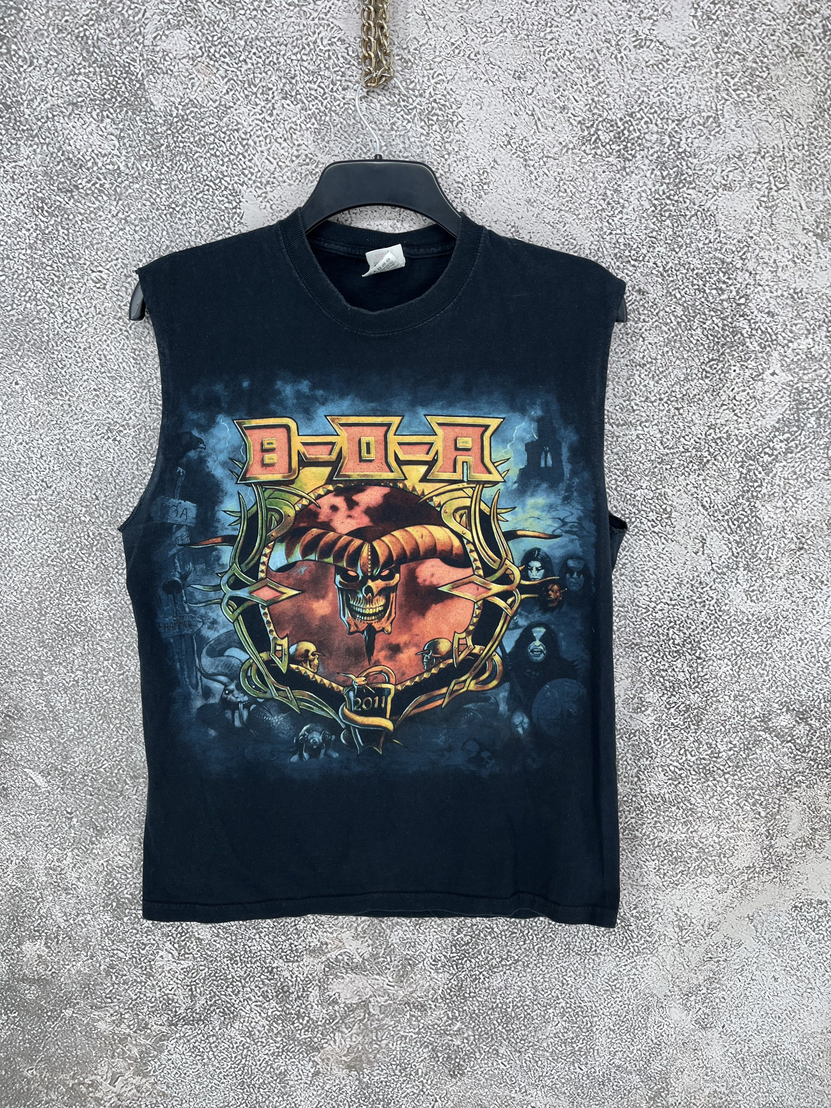 Band Tees DOA Dead On Arrival 2011 Bloodstock Metal Music Top T Shirt Size US M / EU 48-50 / 2 - 1 Thumbnail