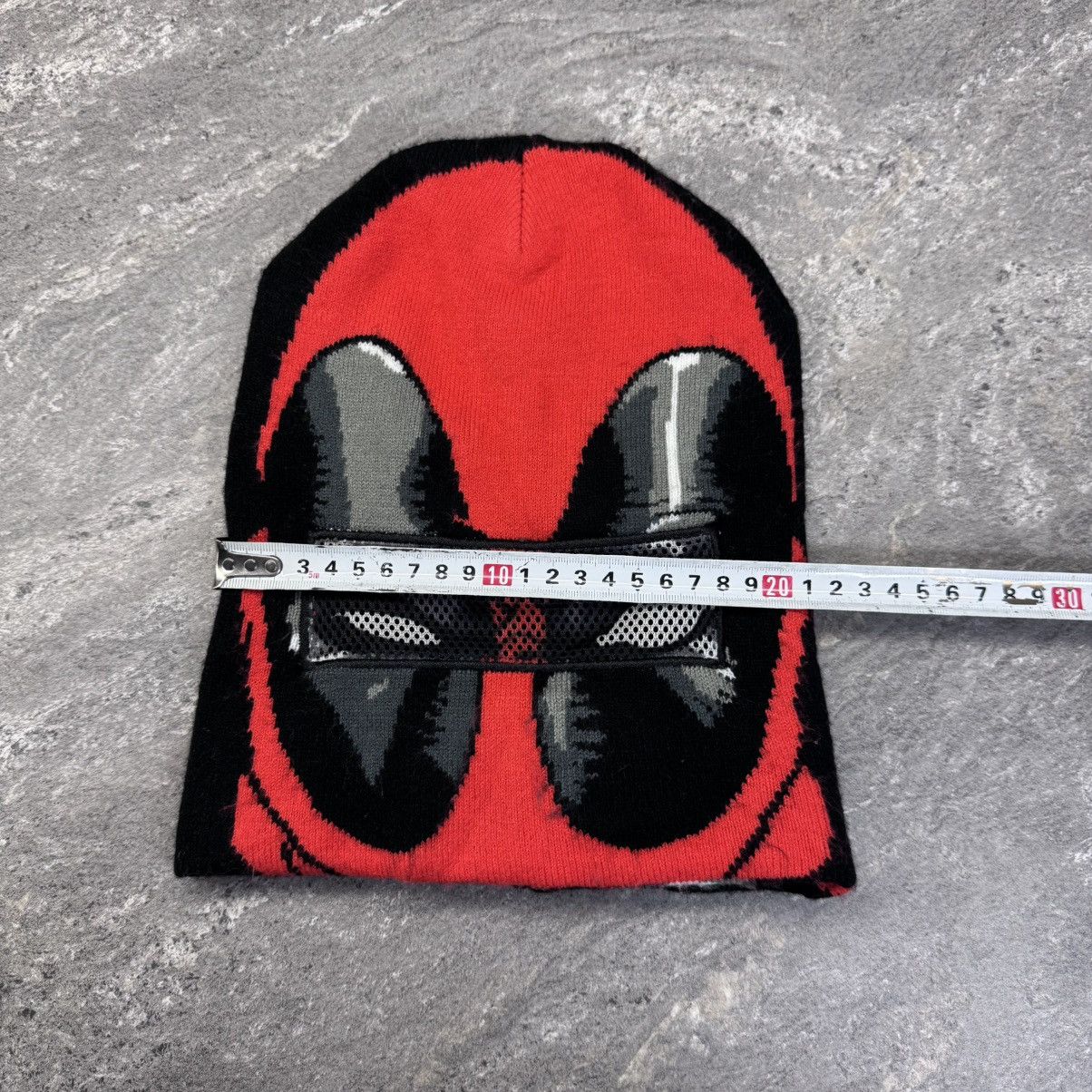 Marvel Comics Vintage Y2K Deadpool marvel comics beanie hat mask Size ONE SIZE - 5 Thumbnail