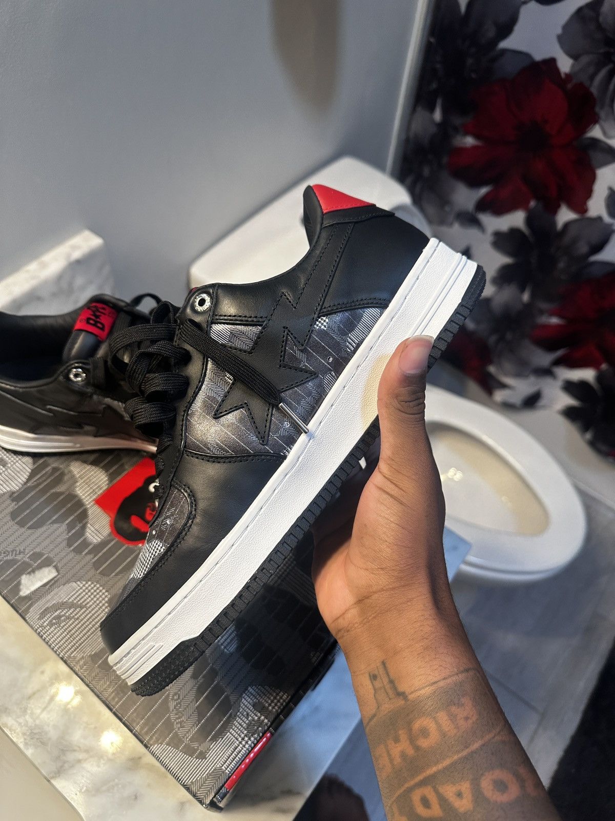 Bape Bape x Hugo Boss Bapesta Size US 11 / EU 44 - 8 Thumbnail