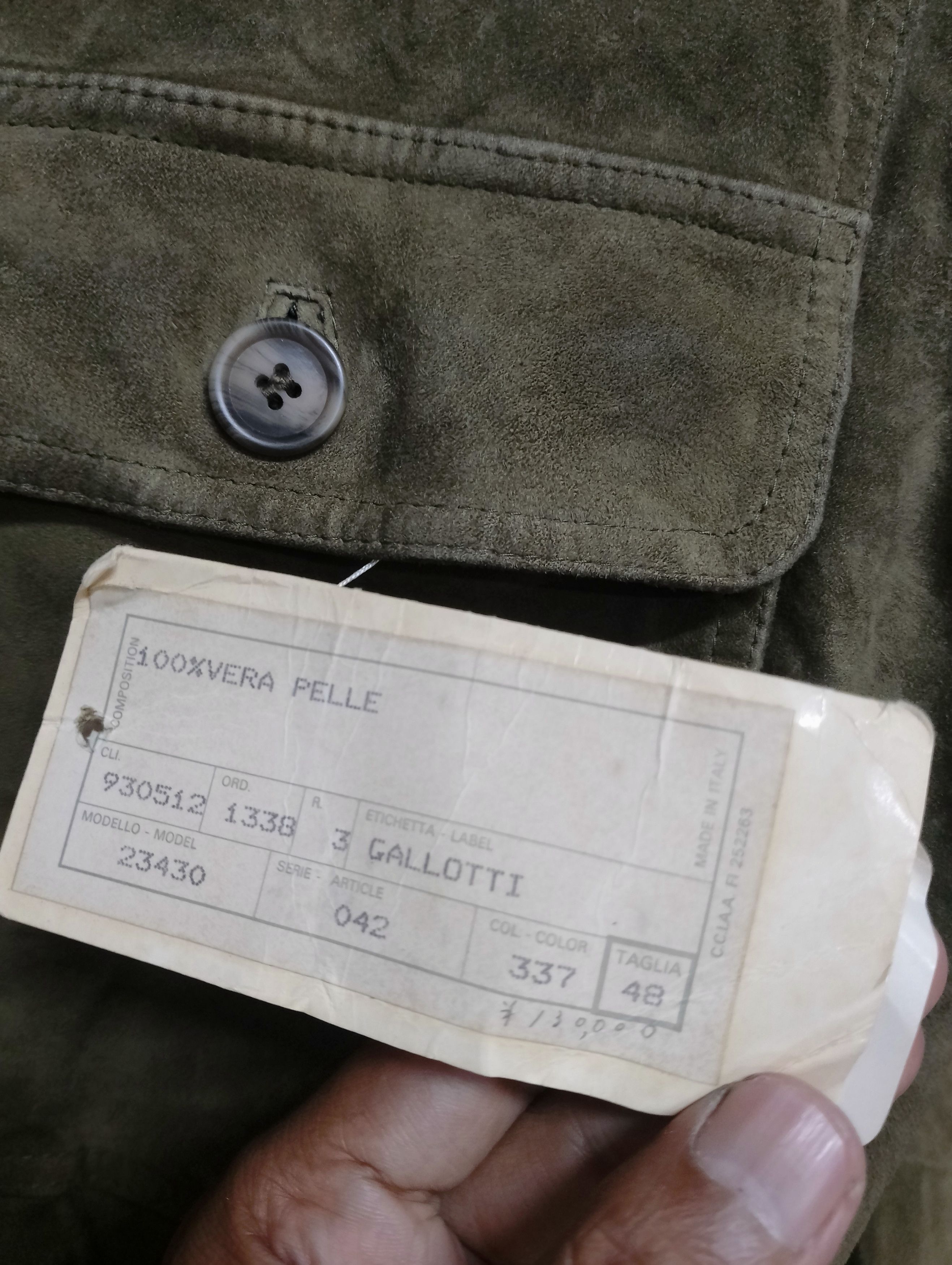 Gallotti Vintage Gallotti Suede Jacket Italy Size US XXL / EU 58 / 5 - 4 Thumbnail