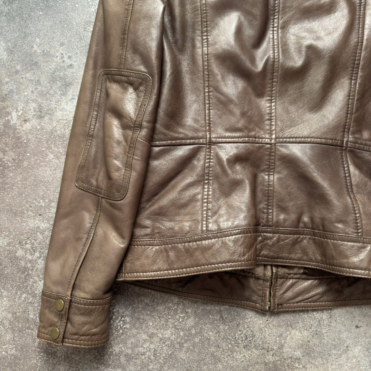 20471120 × If Six Was Nine Vintage Y2K Amazing Leather Moto Biker Jacket Size S / US 4 / IT 40 - 14 Thumbnail